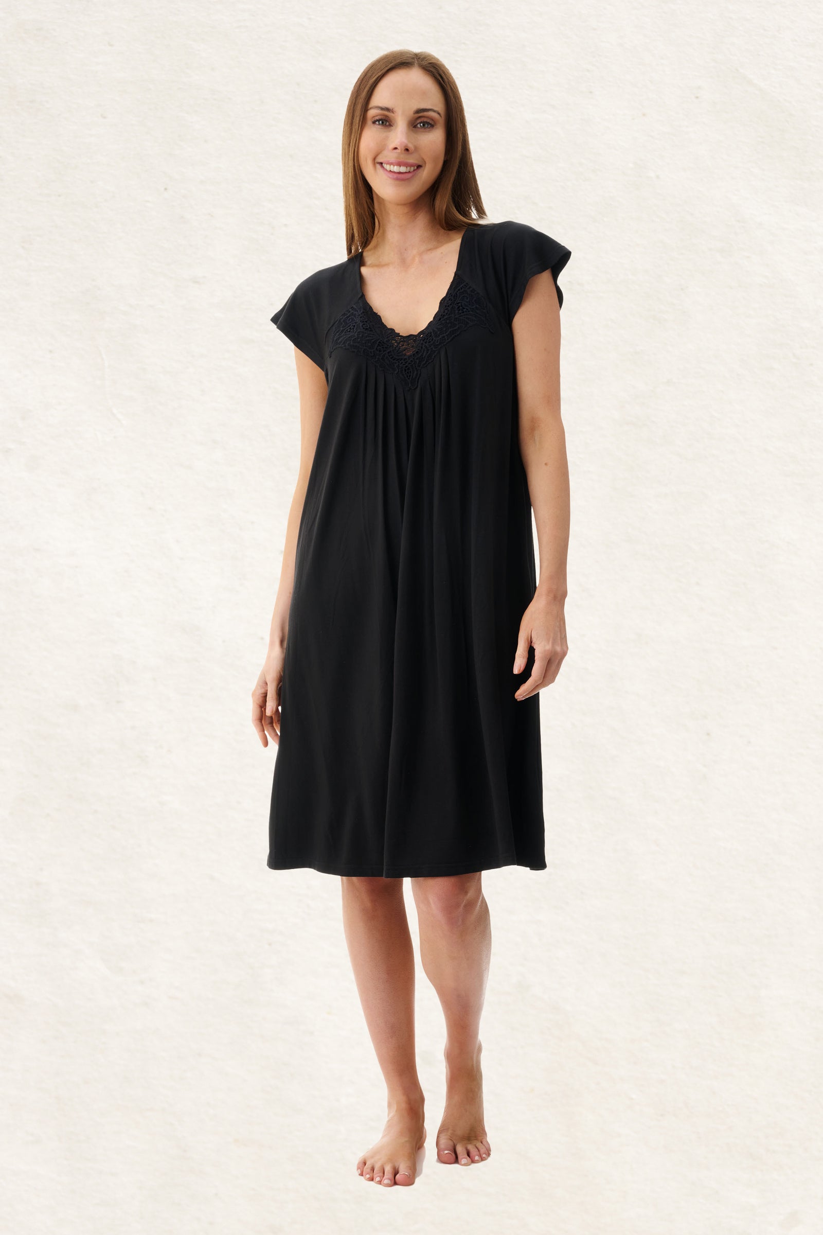 6LE67 - Short Sleeve Short Nightie