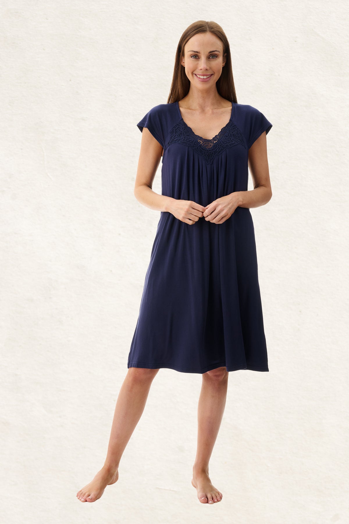6LE67 - Short Sleeve Short Nightie