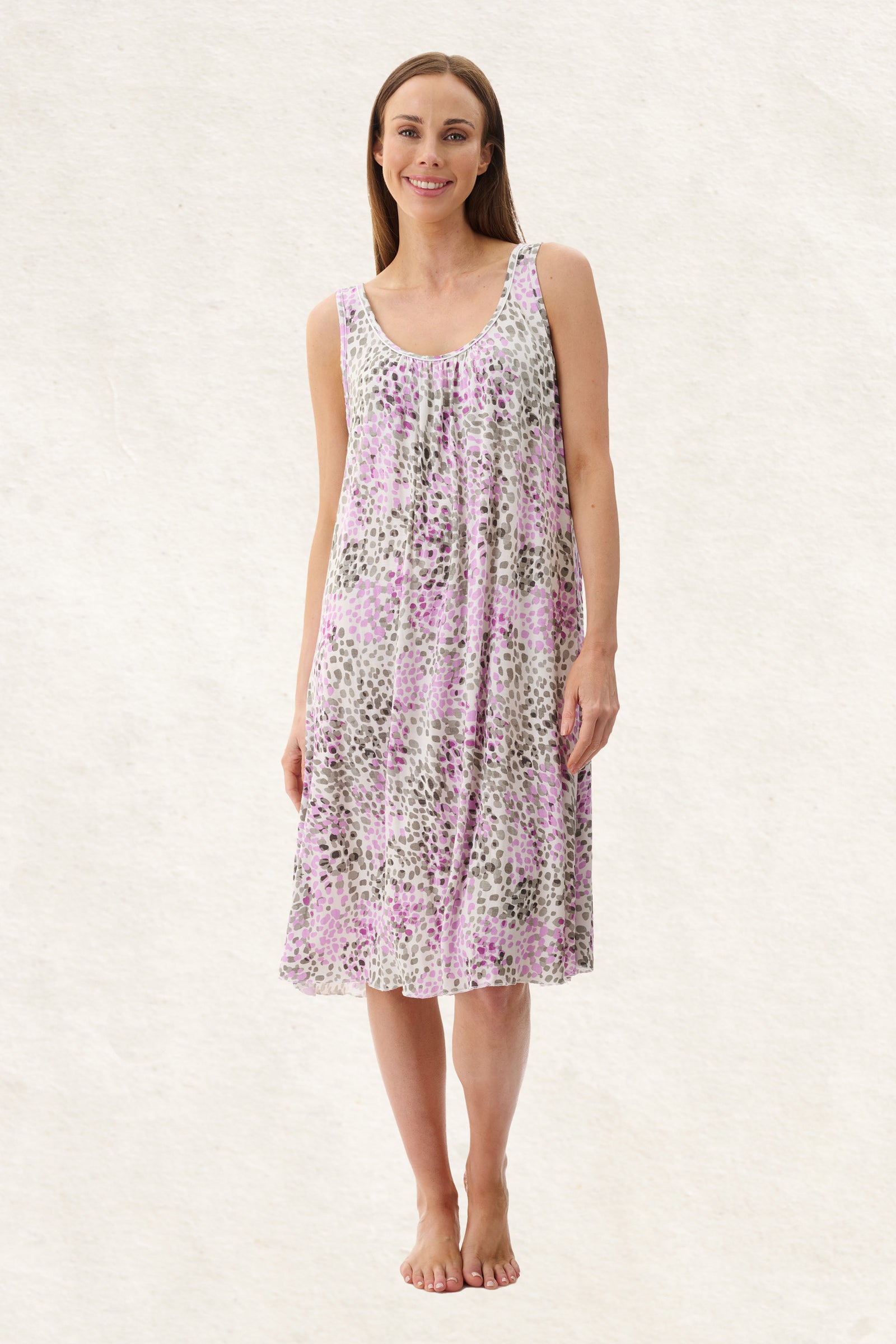 6LG76D - Dakota Sleeveless Short Nightie