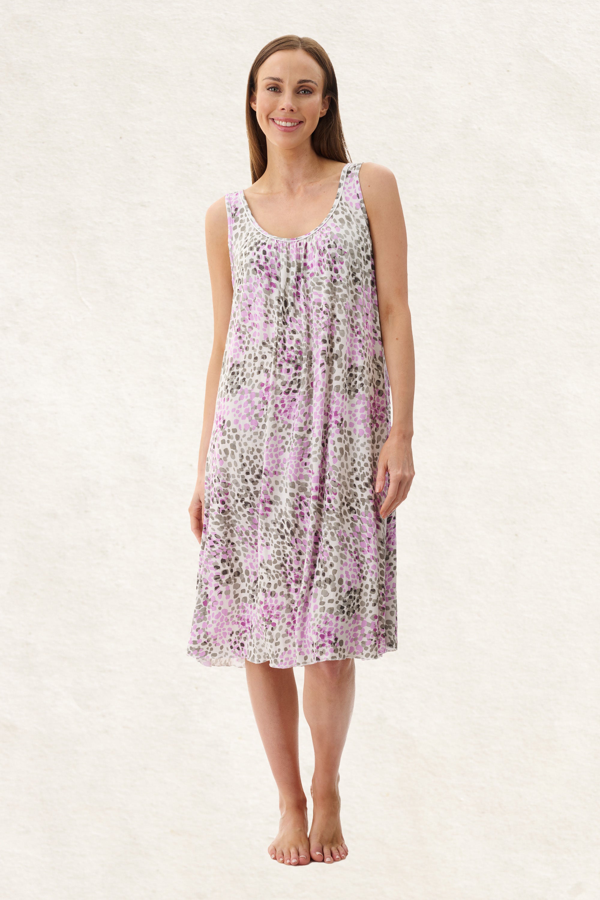 6LG76D - Dakota Sleeveless Short Nightie