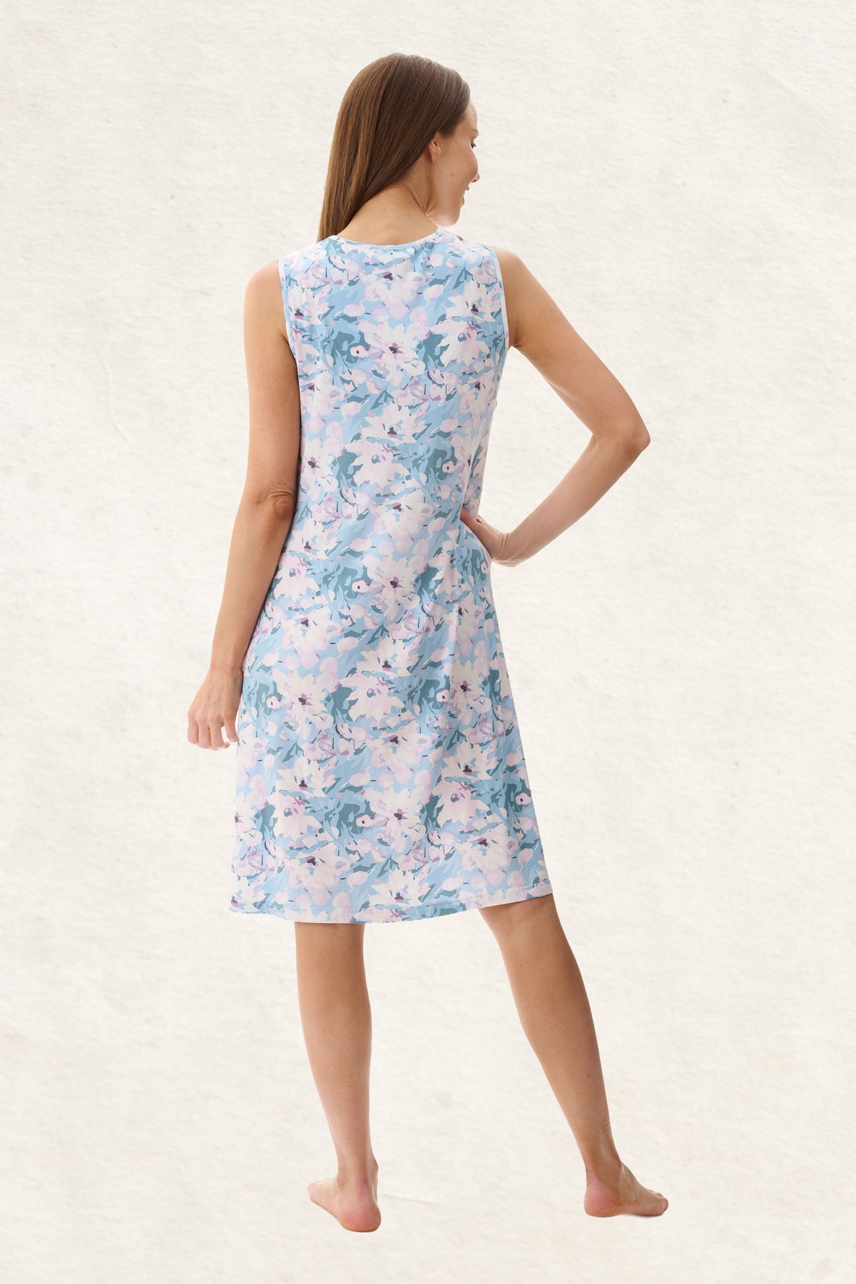 6LG92A - Amelia Sleeveless Short Nightie