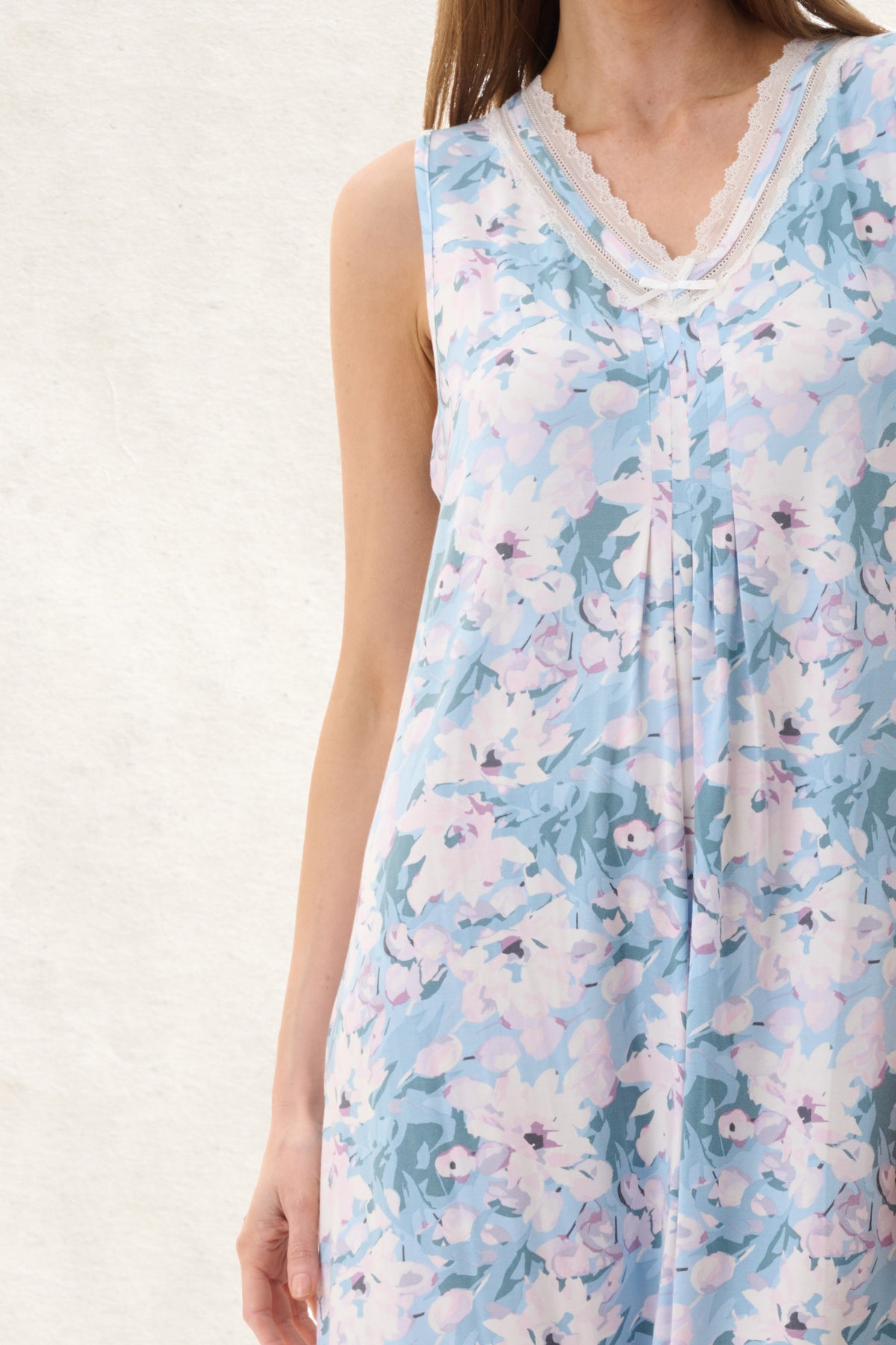 6LG92A - Amelia Sleeveless Short Nightie