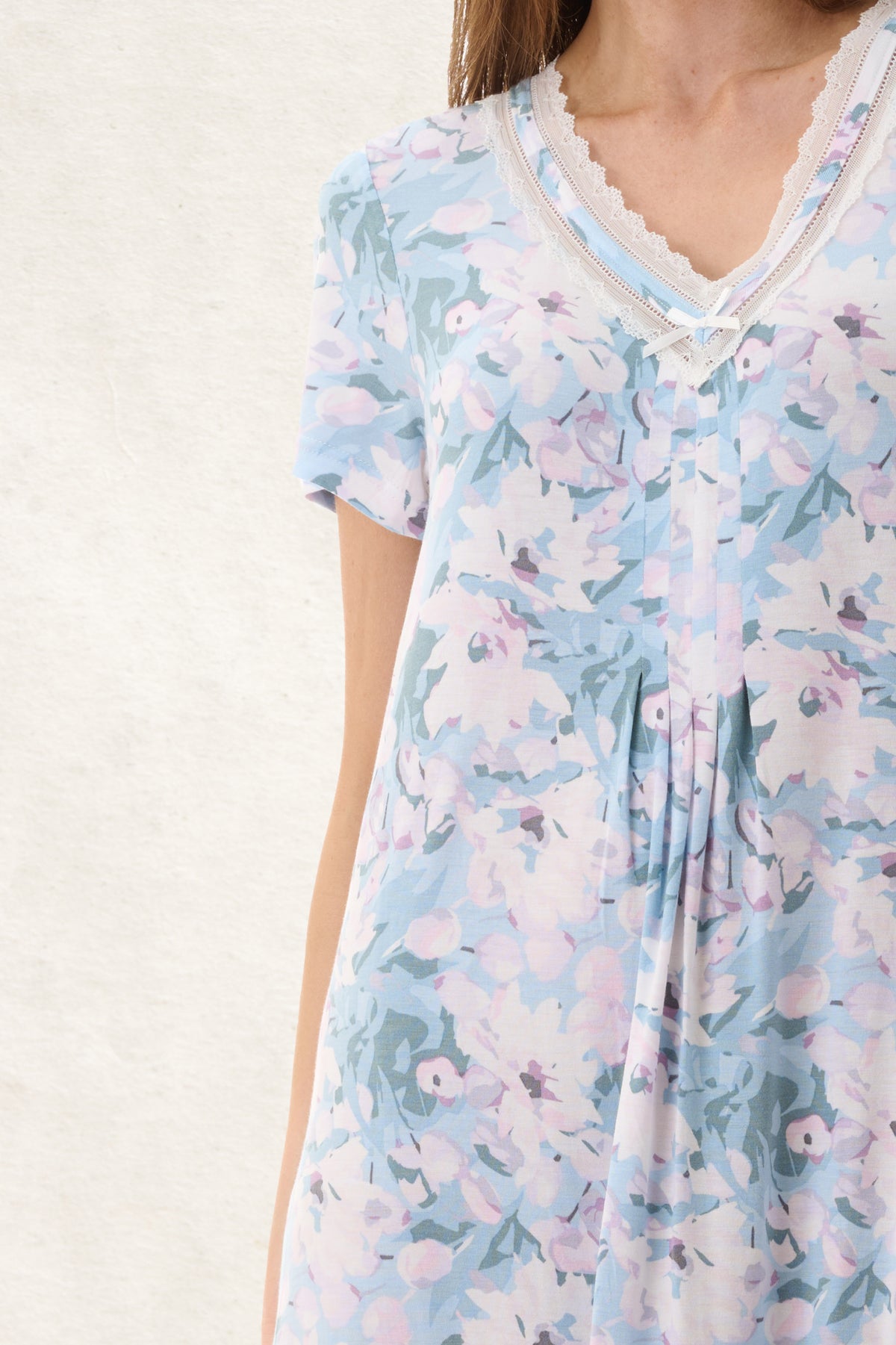 6LG93A - Amelia Short Sleeve Short Nightie