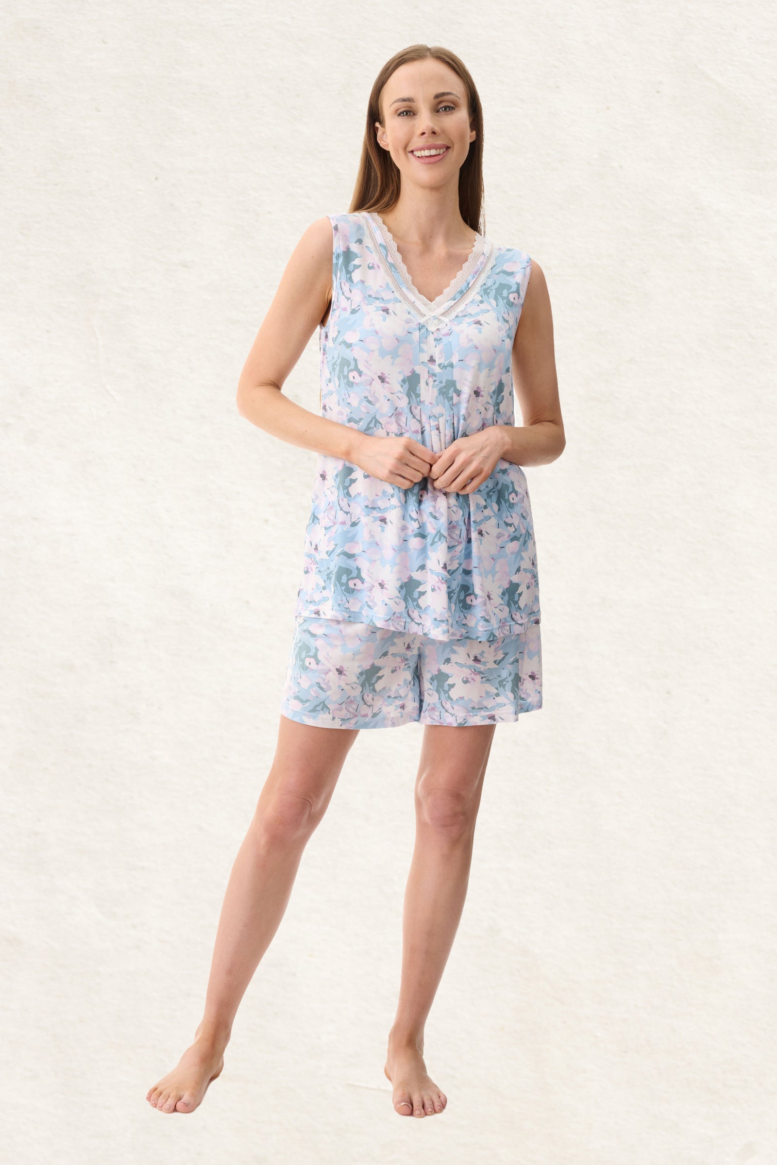 6LG94A - Amelia Sleeveless Short Pyjama