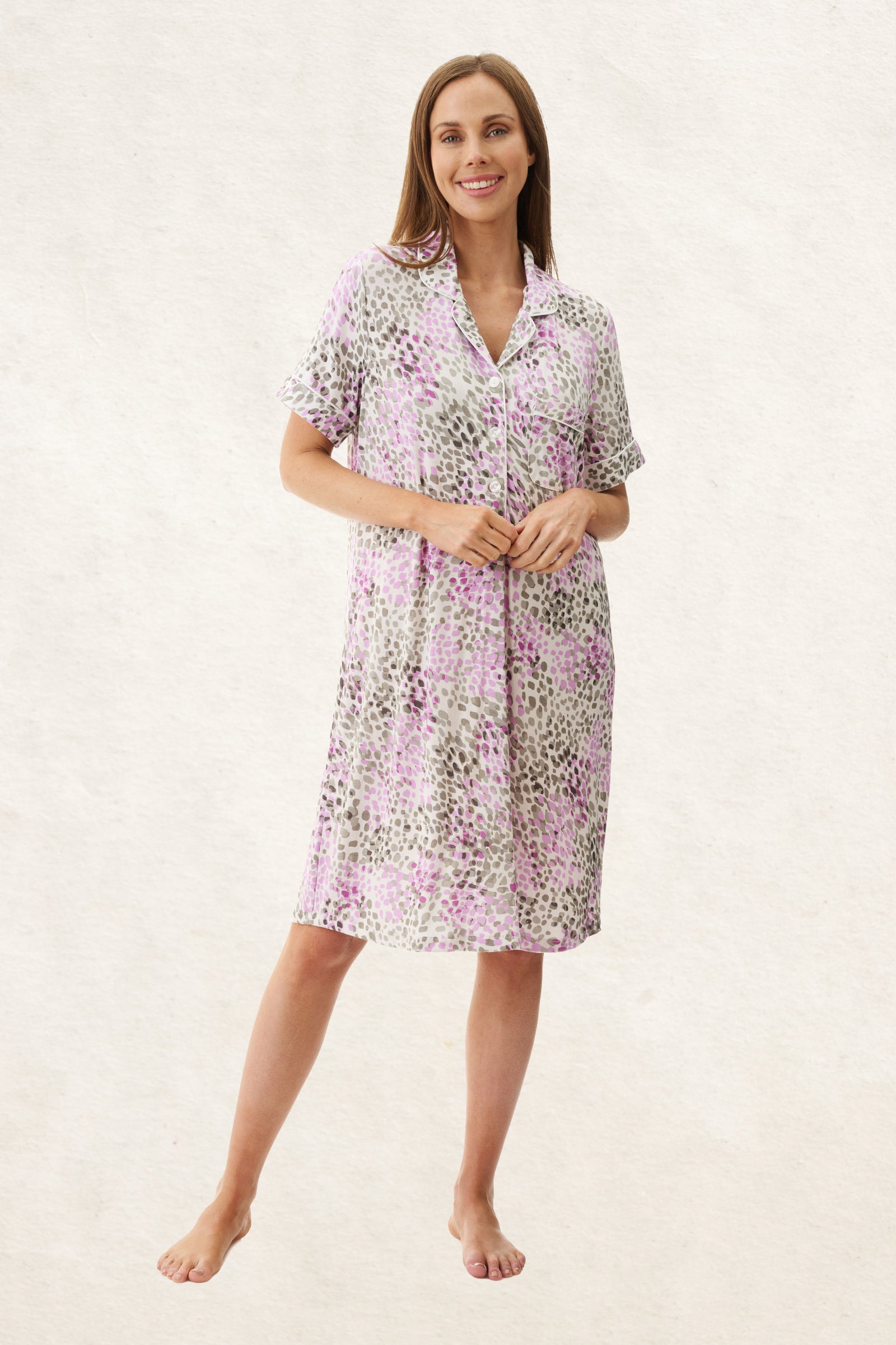 6LG96D - Dakota Short Sleeve Sleepshirt