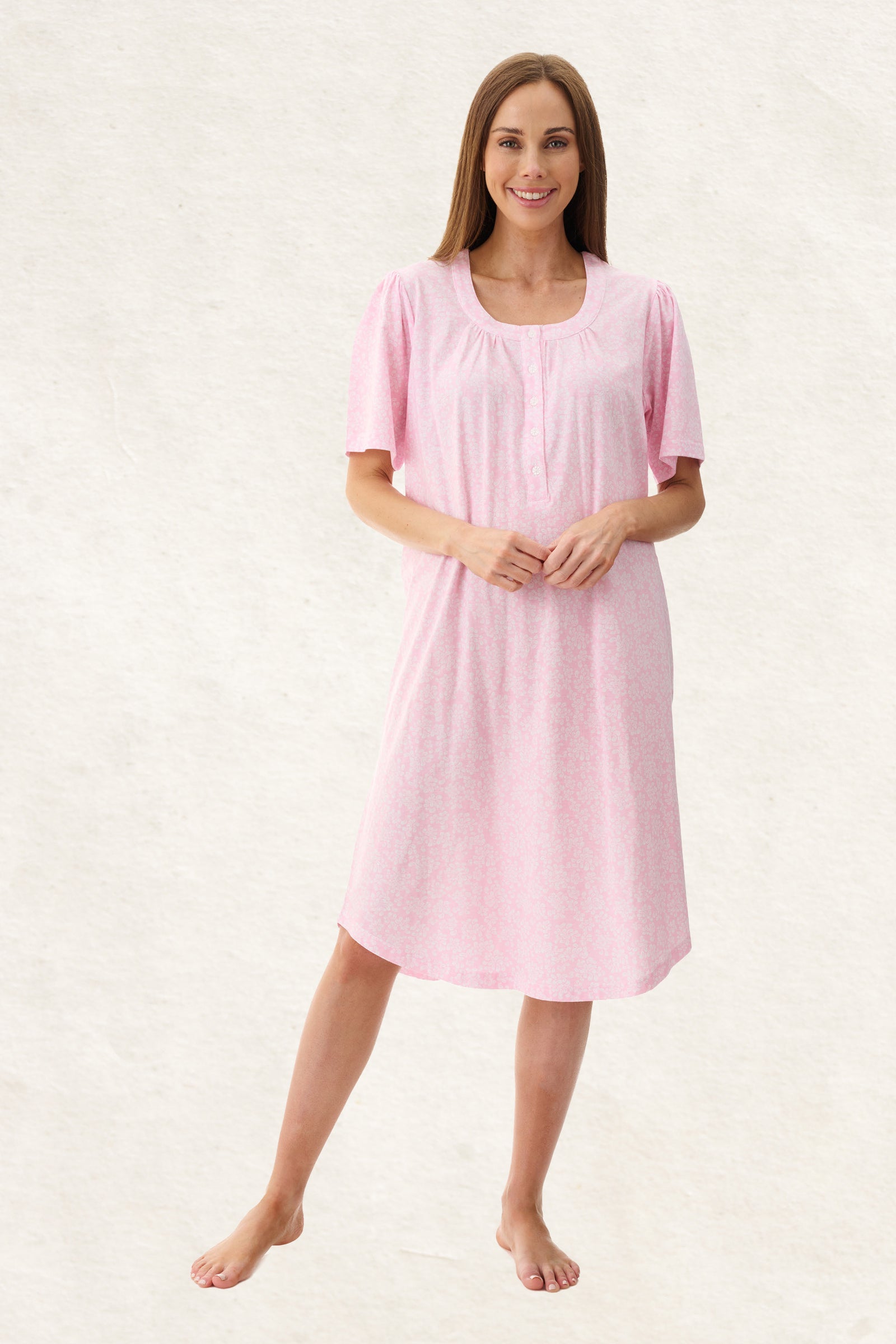 6LP01Q - Quest Short Sleeve Short Nightie