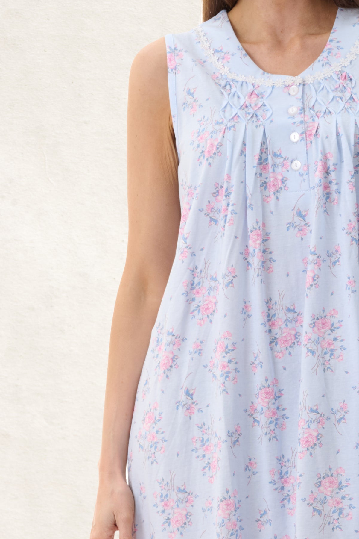 6LP04K - Kym Sleeveless Short Nightie