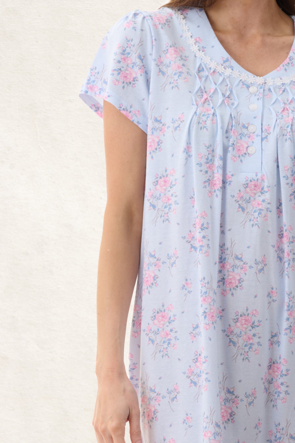 6LP06K - Kym Short Sleeve Short Nightie