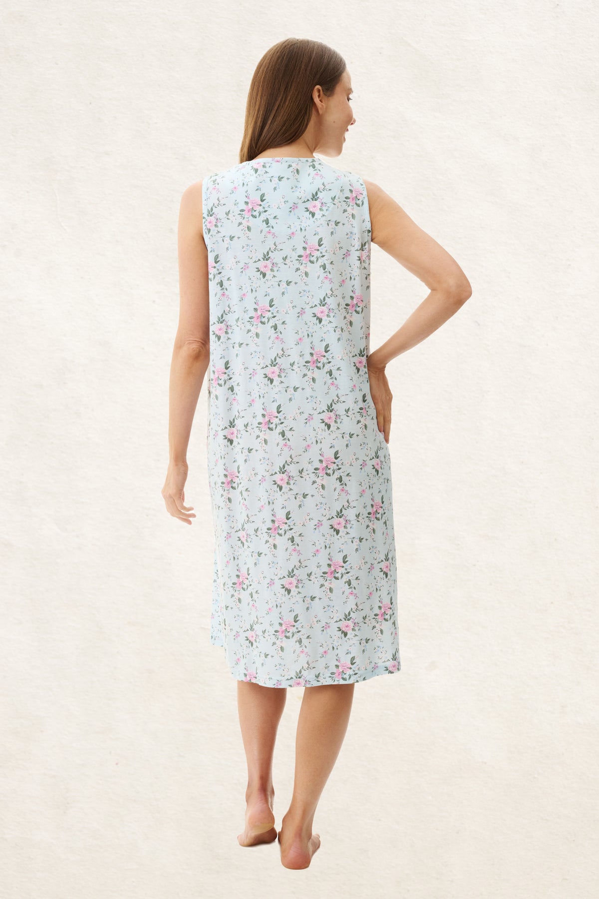 6LP08A - Alice Sleeveless Short Nightie