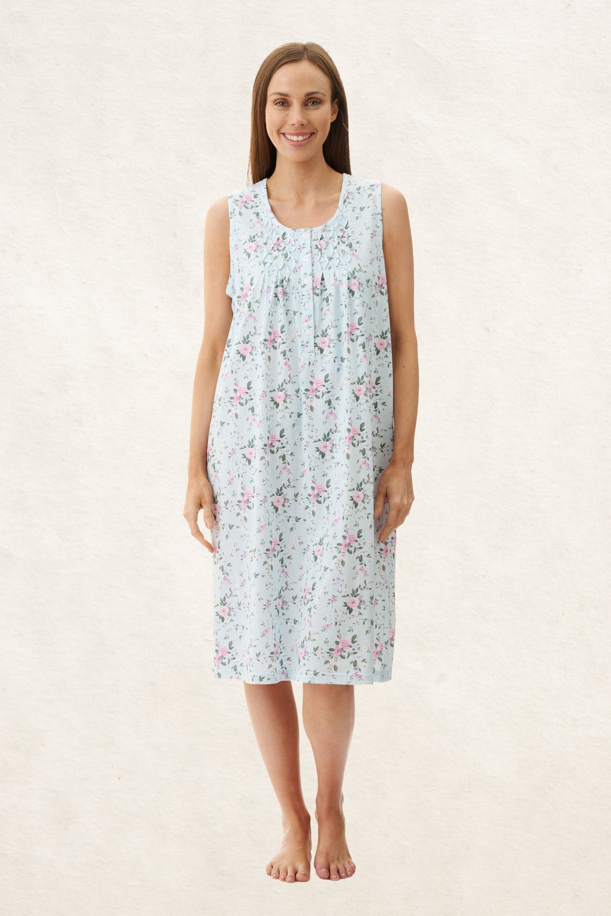 6LP08A - Alice Sleeveless Short Nightie