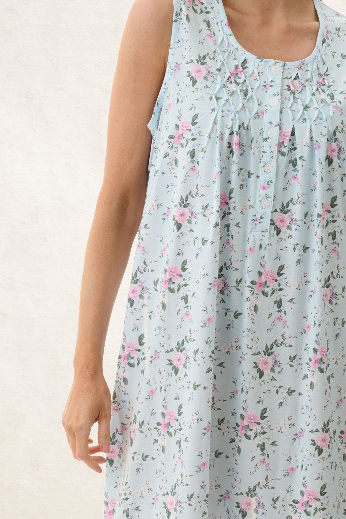 6LP08A - Alice Sleeveless Short Nightie