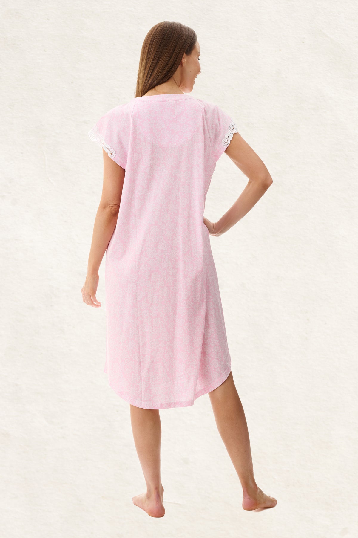 6LP14Q - Quest Cap Sleeve Short Nightie