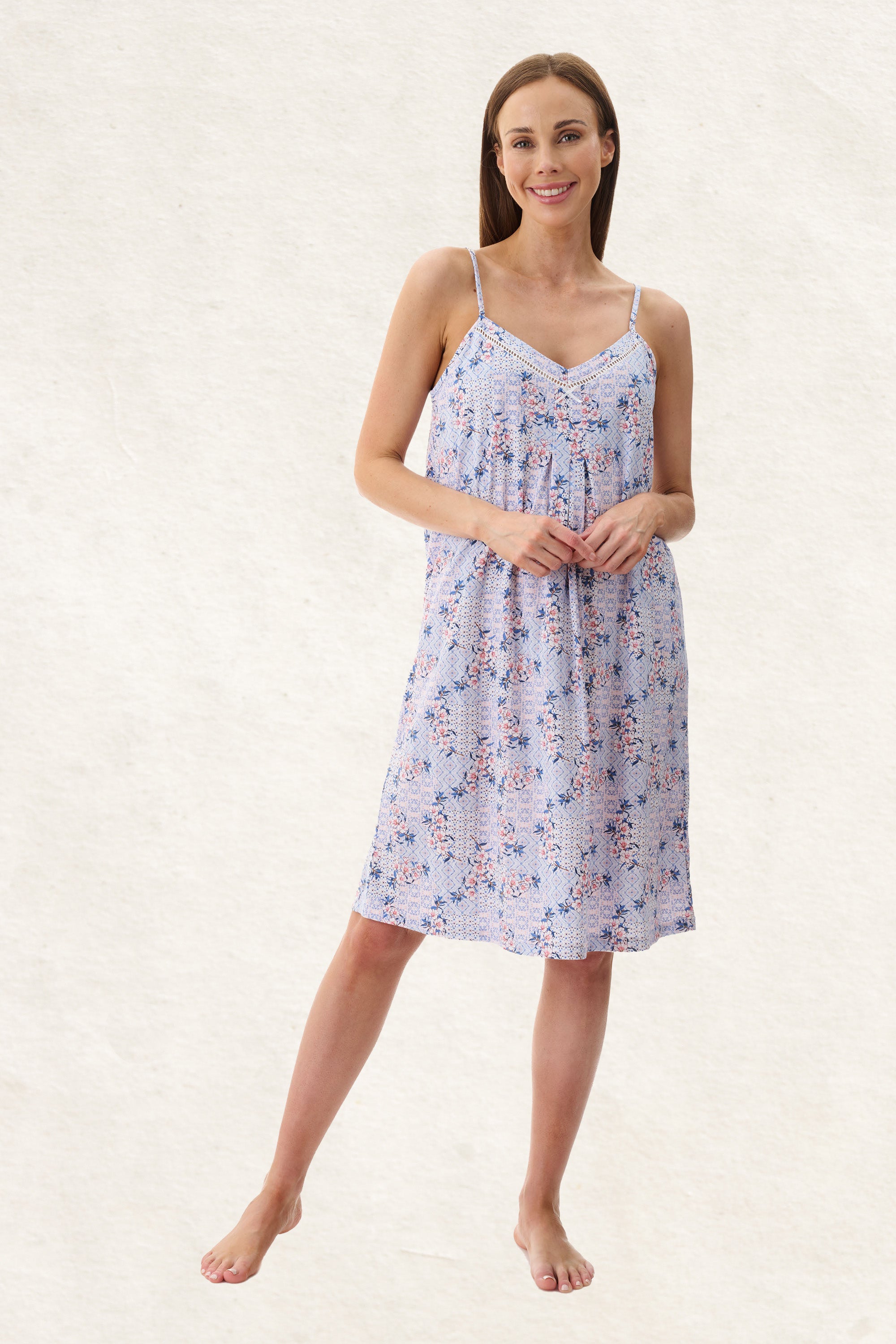 6LP27X - Xavia Sleeveless Short Nightie