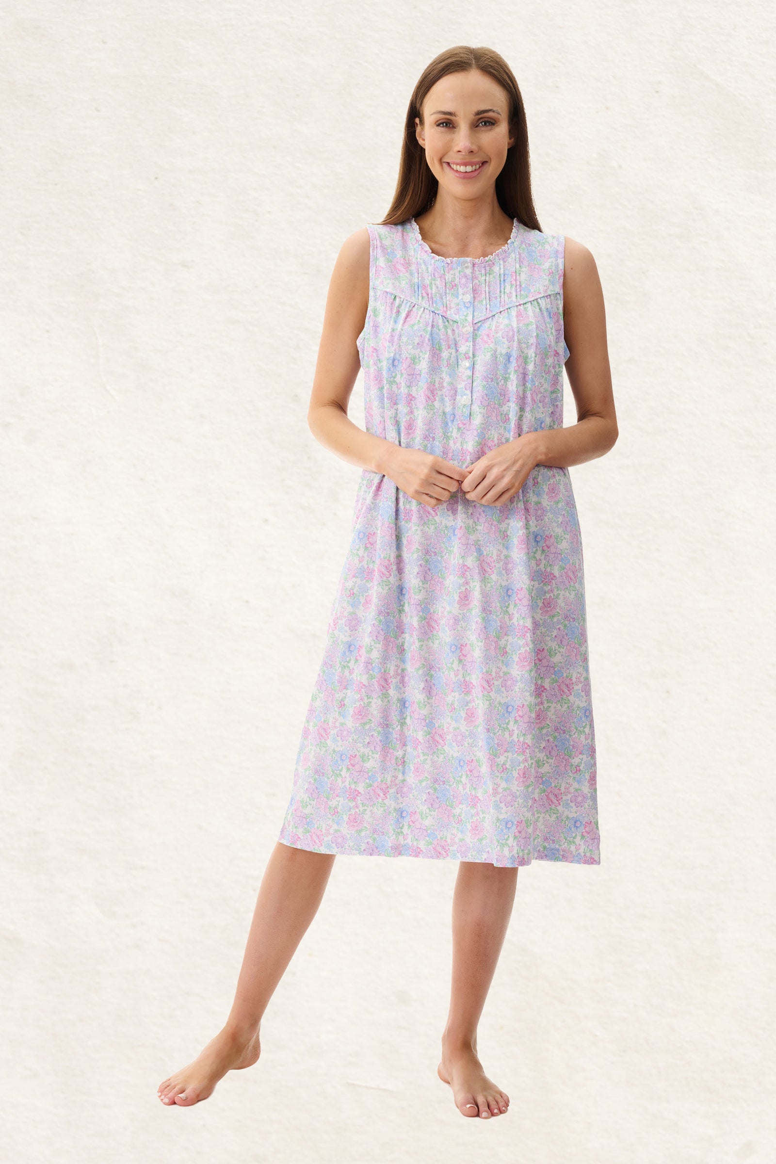 6LP30M - Molly Sleeveless Short Nightie