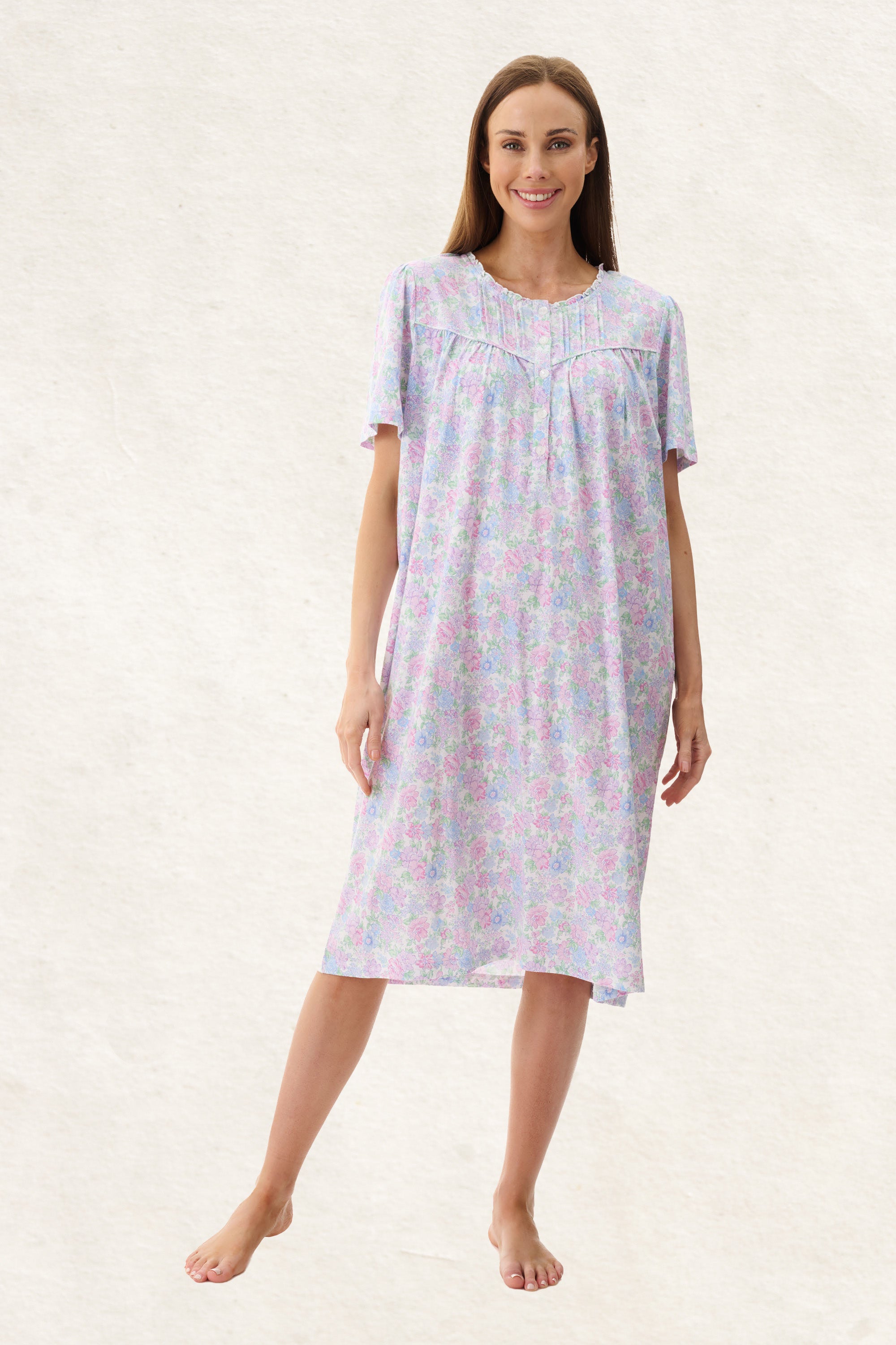 6LP31M - Molly Short Sleeve Short Nightie