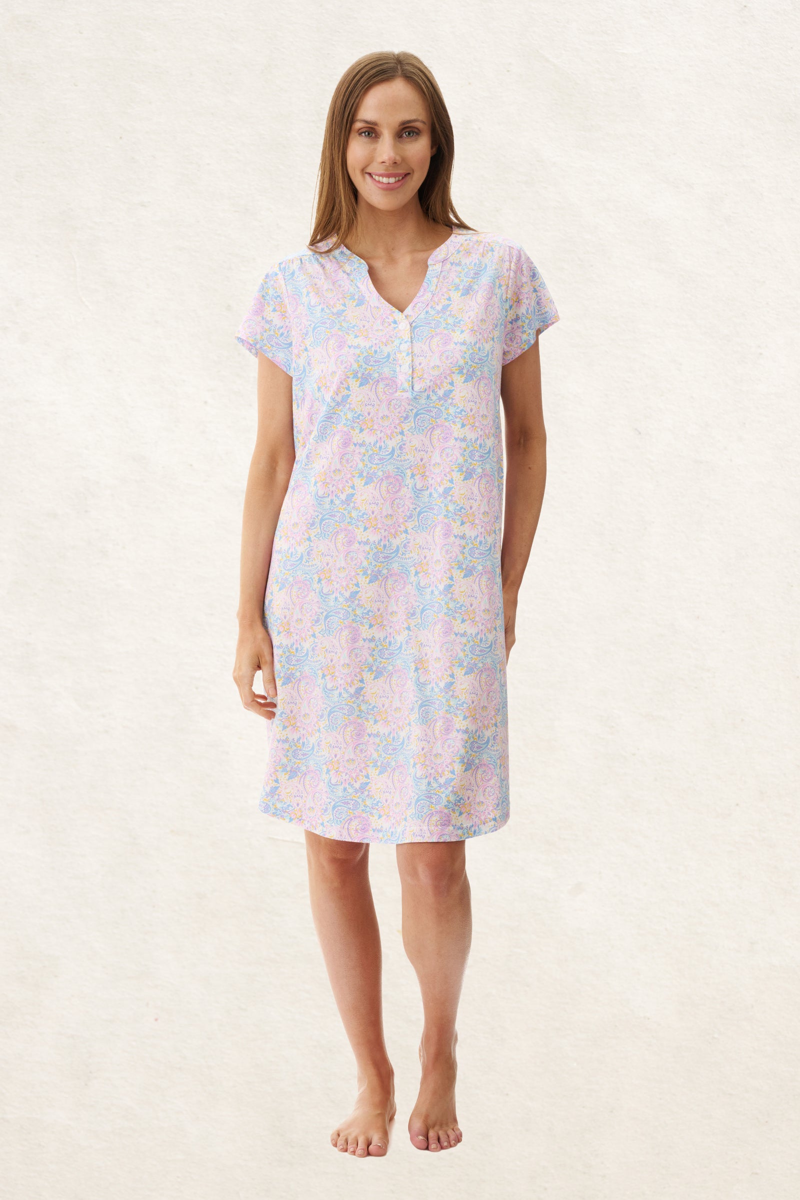 6LP36O - Ocean Short Sleeve Sleepshirt