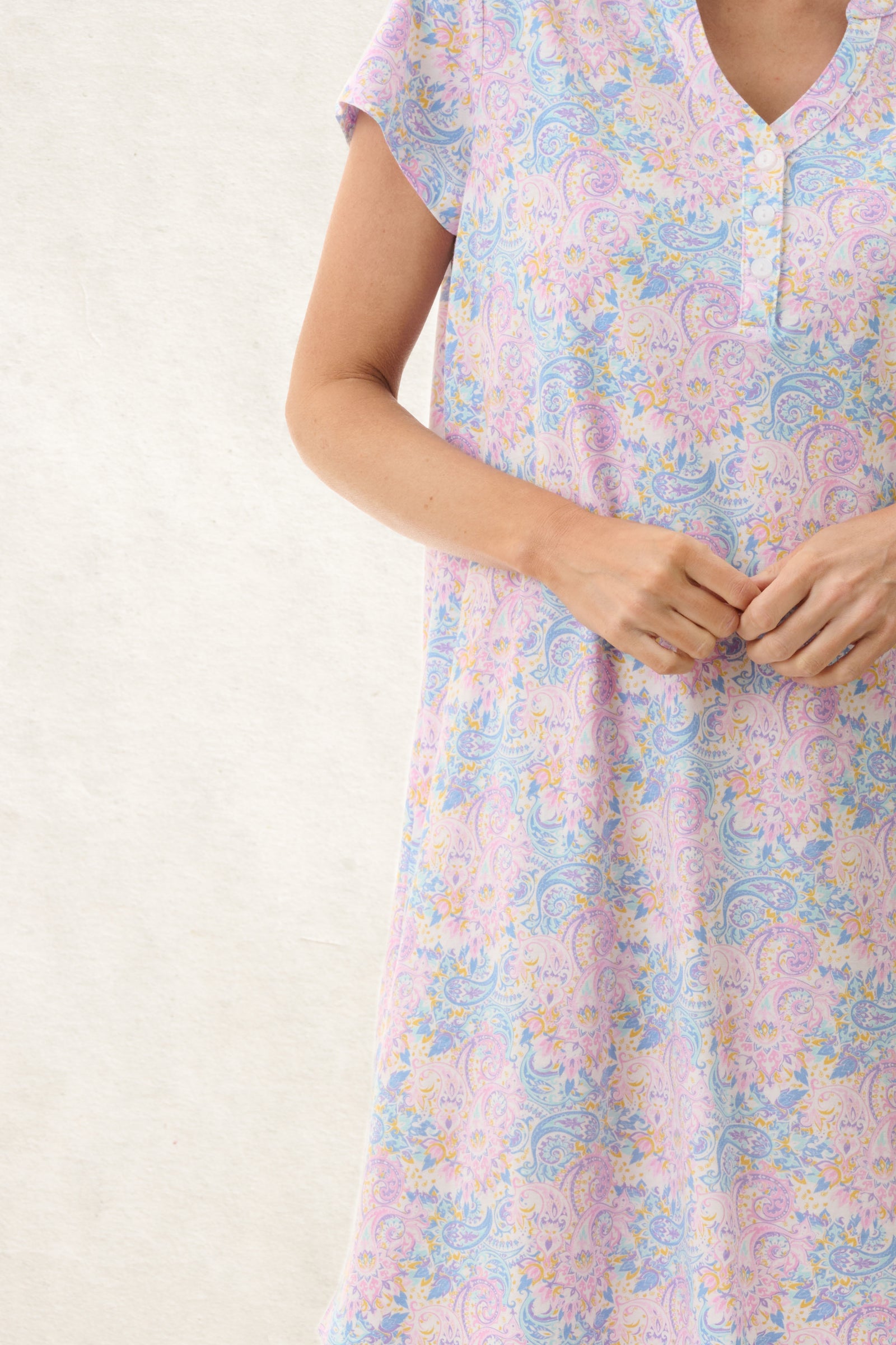 6LP36O - Ocean Short Sleeve Sleepshirt