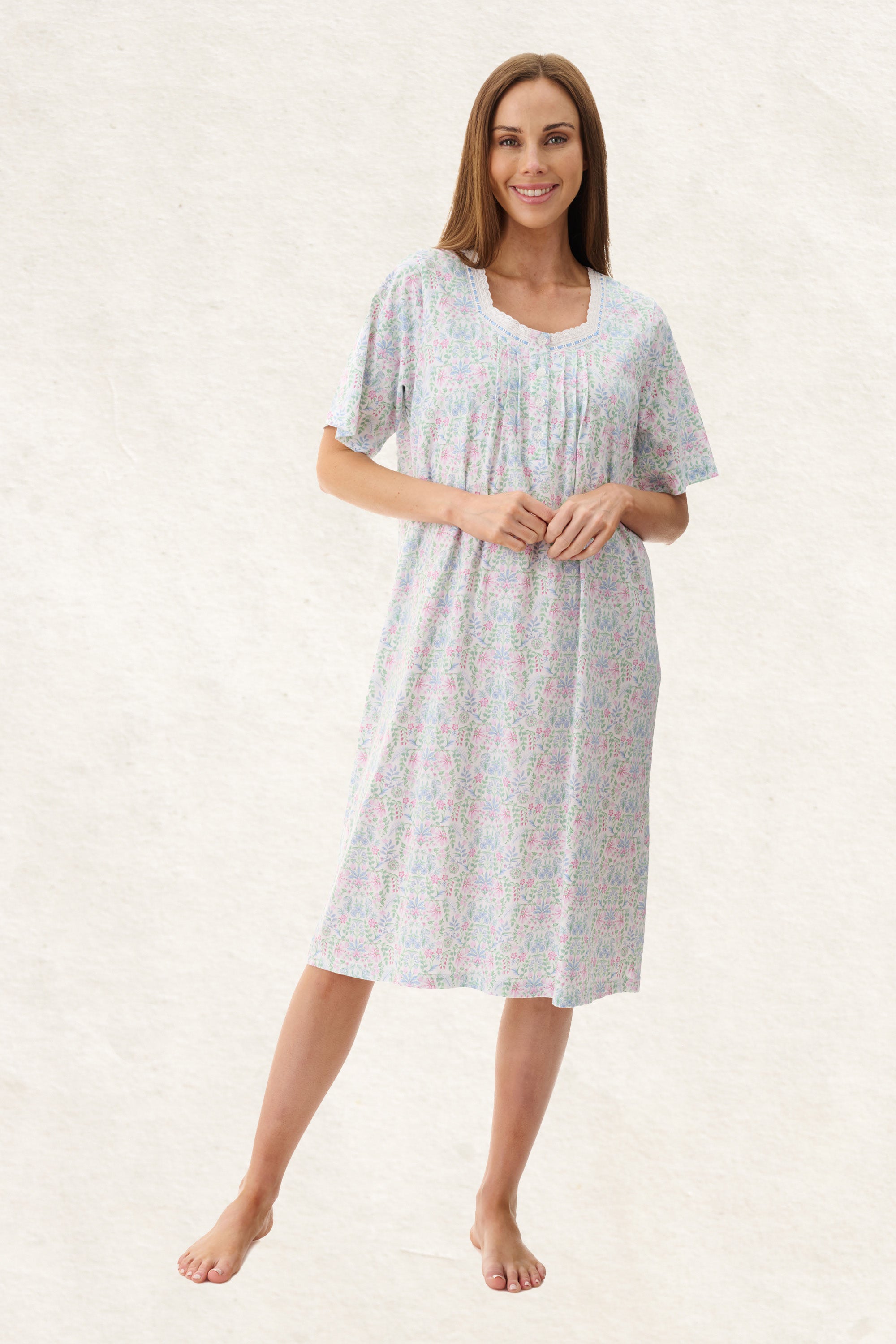 6LP38I - Ivy Short Sleeve Short Nightie