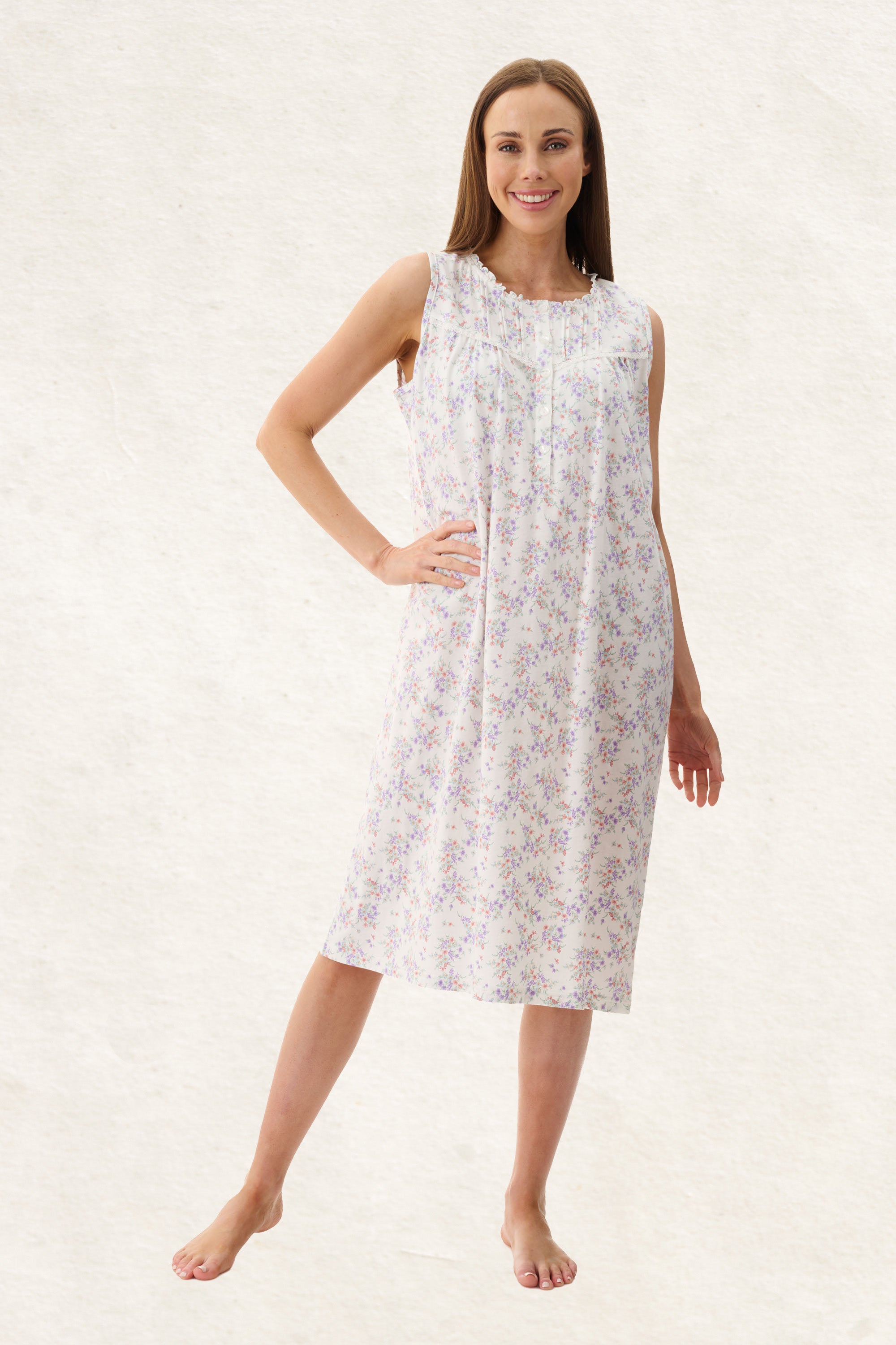 6LP68U - Uri Sleeveless Short Nightie