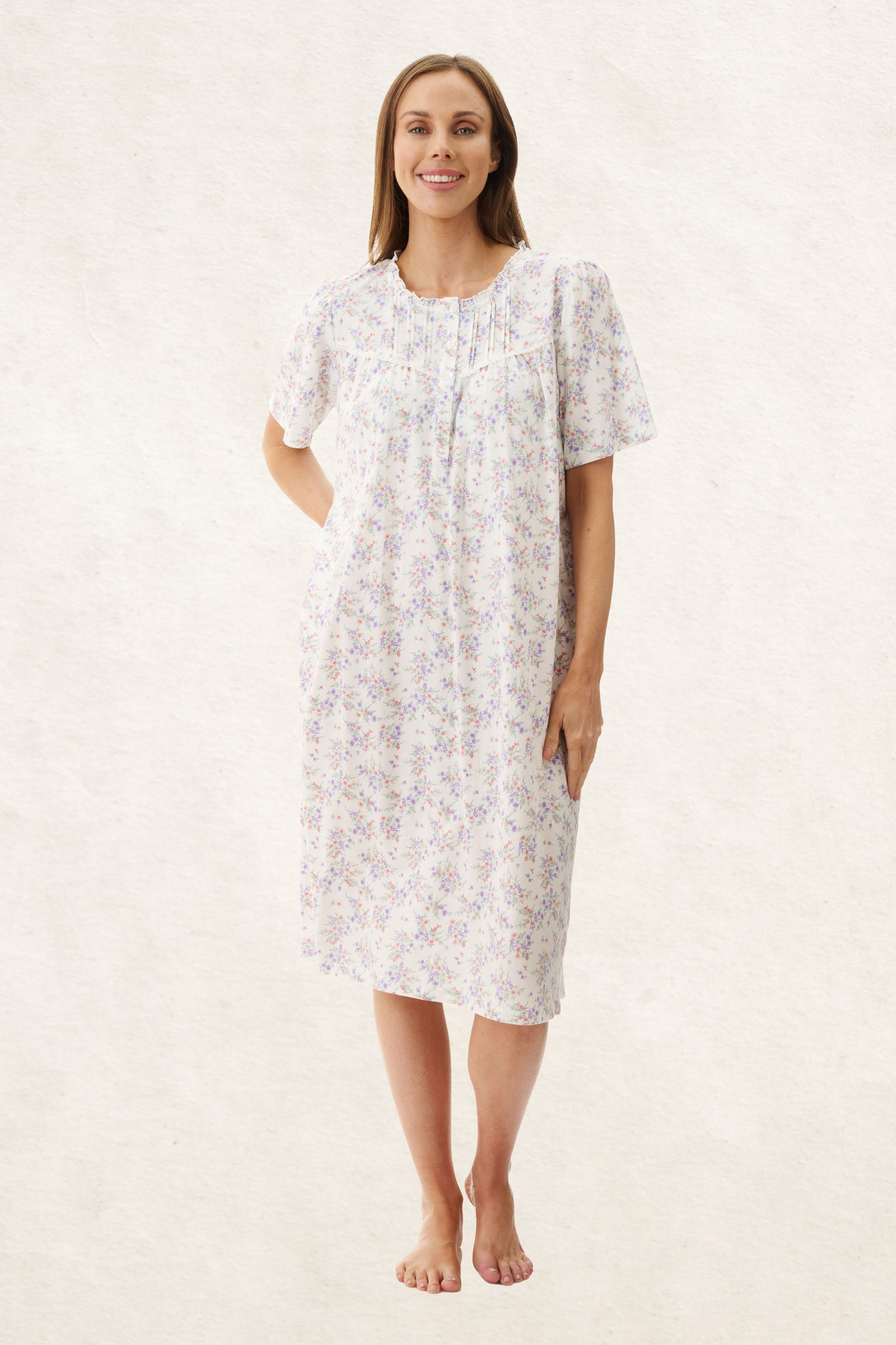 6LP69U - Uri Short Sleeve Short Nightie