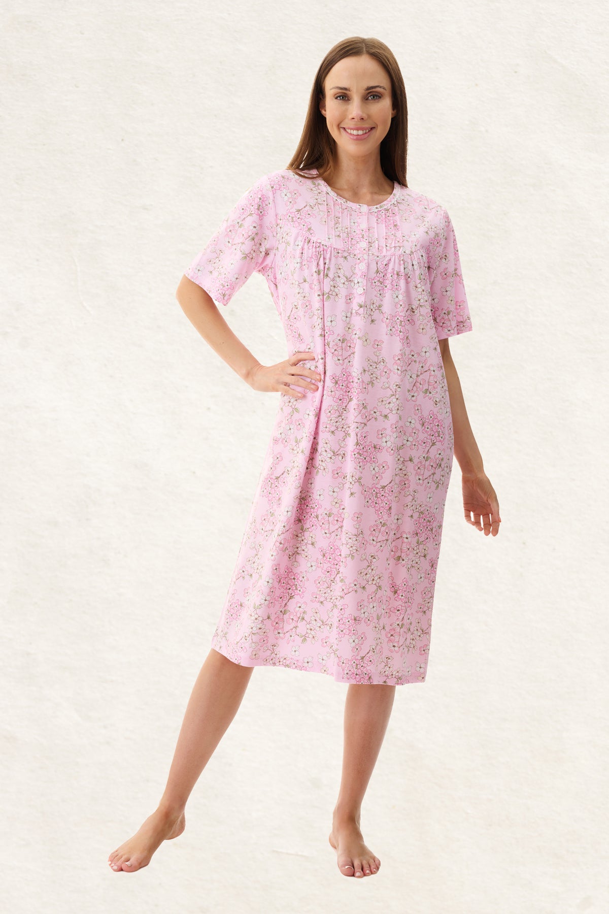 6LP83J - Jemma Short Sleeve Short Nightie