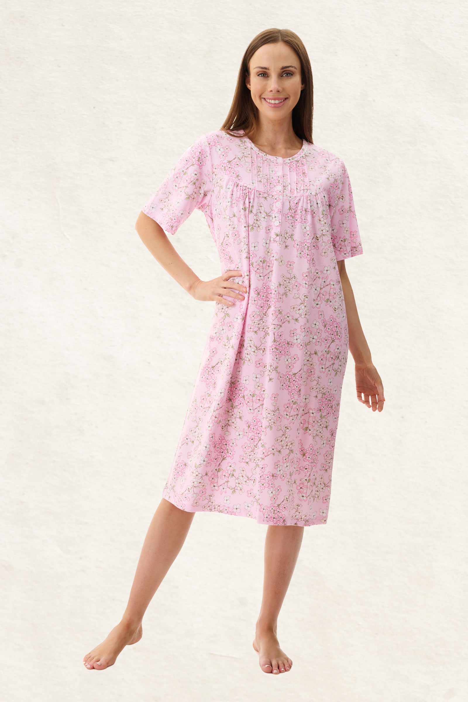 6LP83J - Jemma Short Sleeve Short Nightie