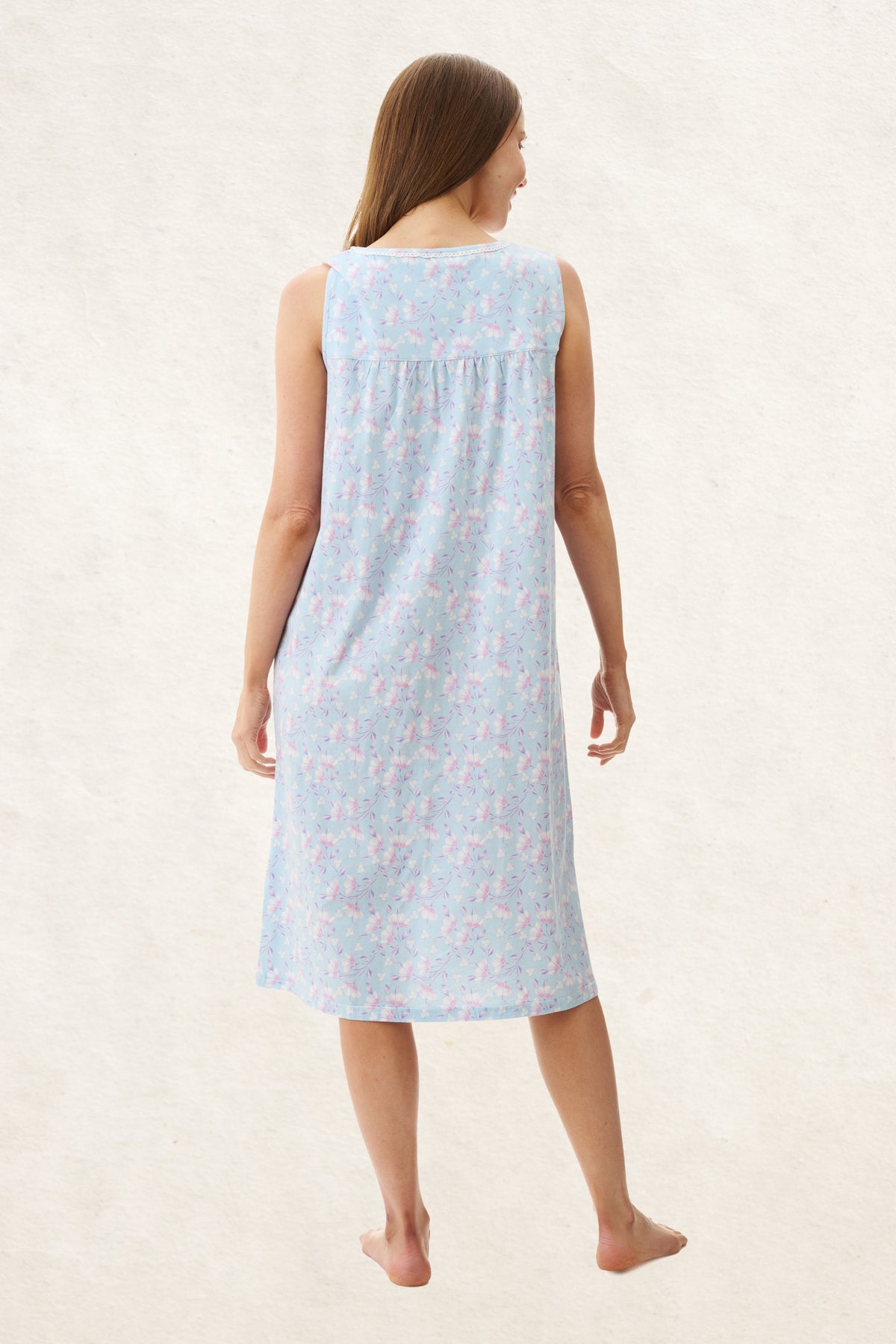 6LP88V - Val Sleeveless Short Nightie