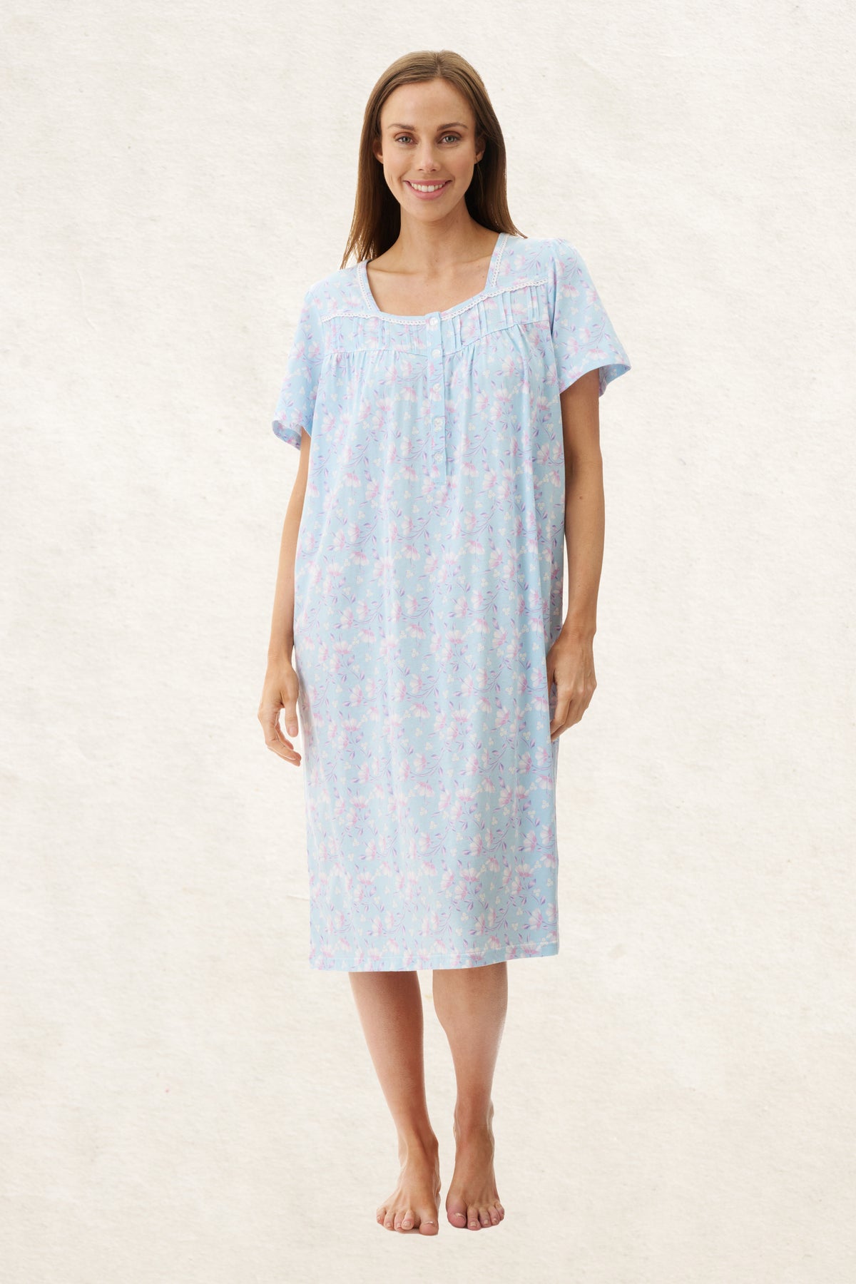 6LP89V - Val Short Sleeve Short Nightie