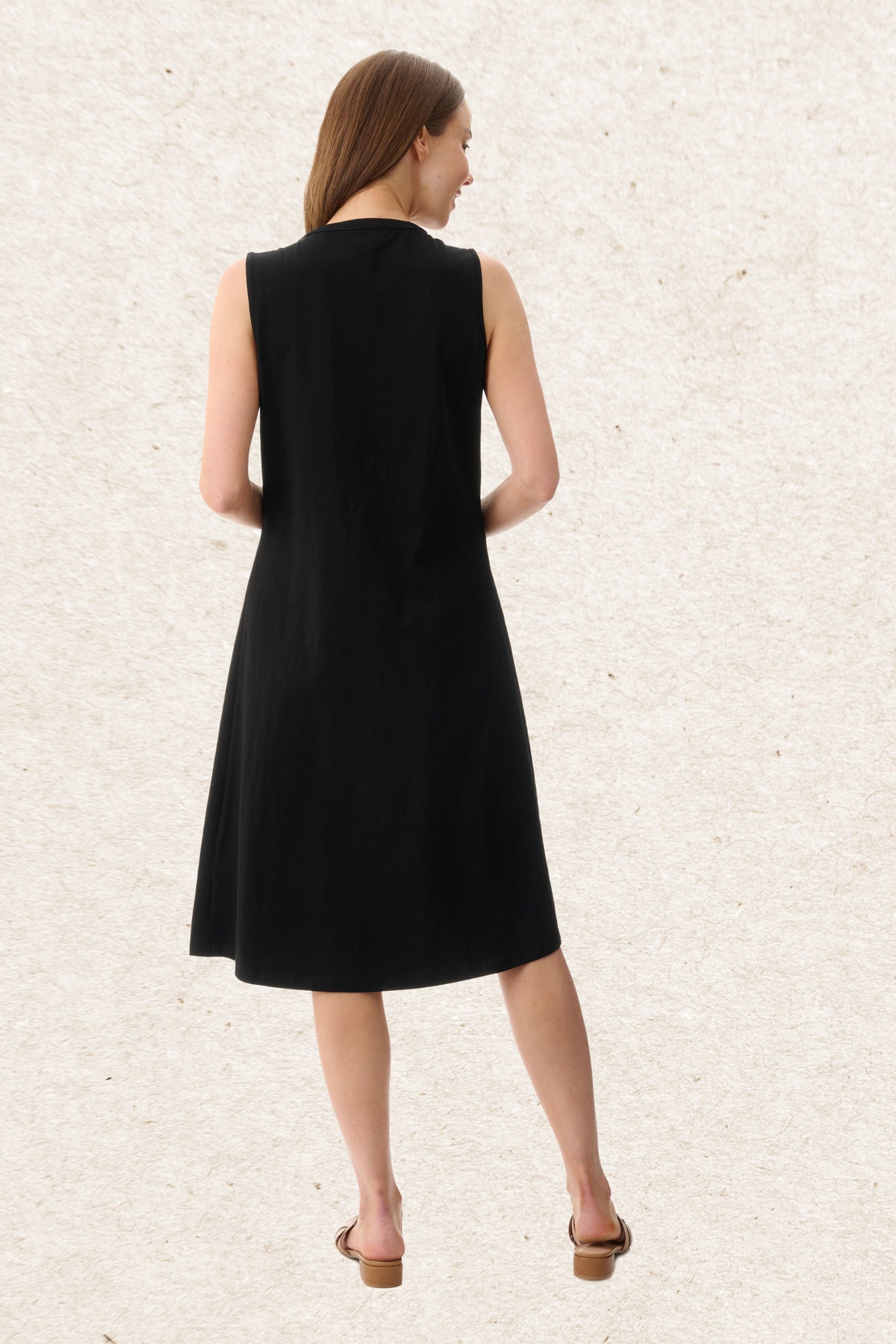 6LY21 - Pintuck jersey dress