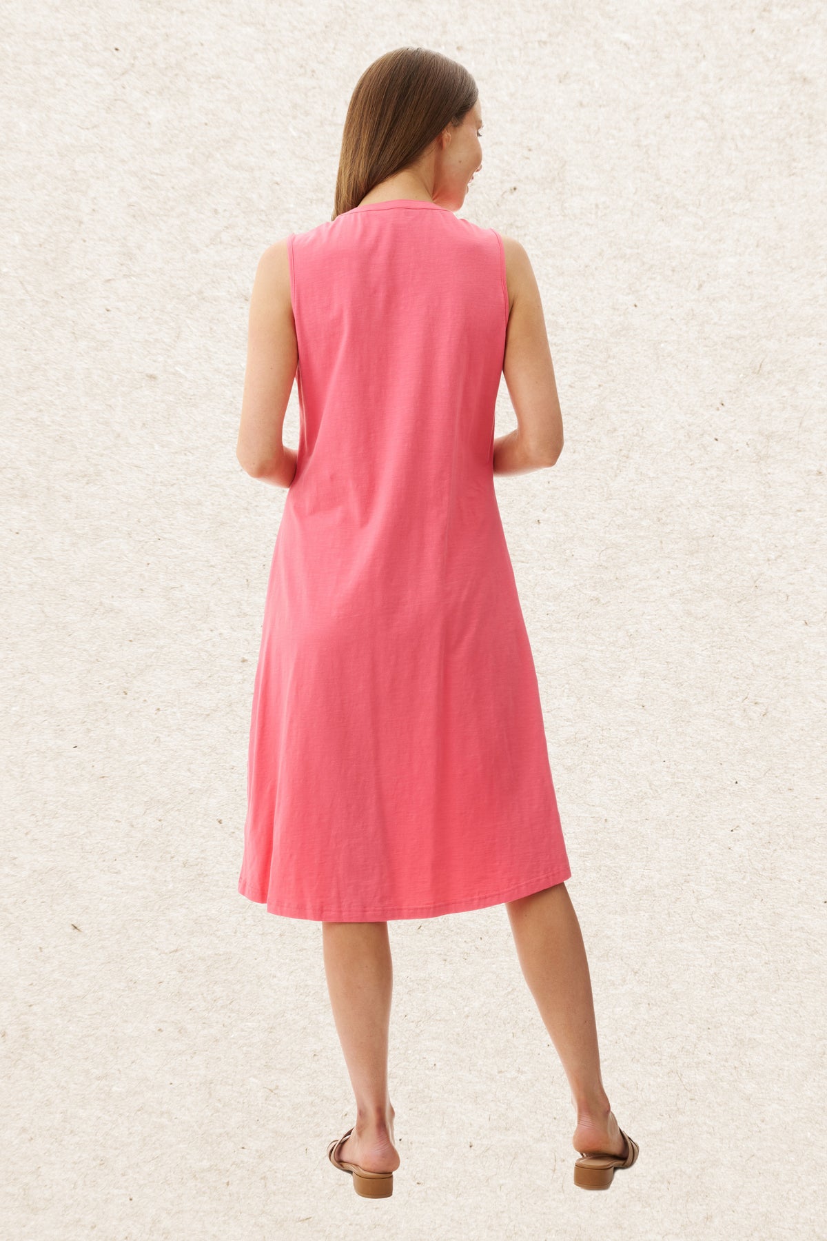 6LY21 - Pintuck jersey dress