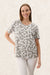 6LY61A - Arum print t-shirt