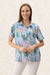 6LZ20W - Willow print polo