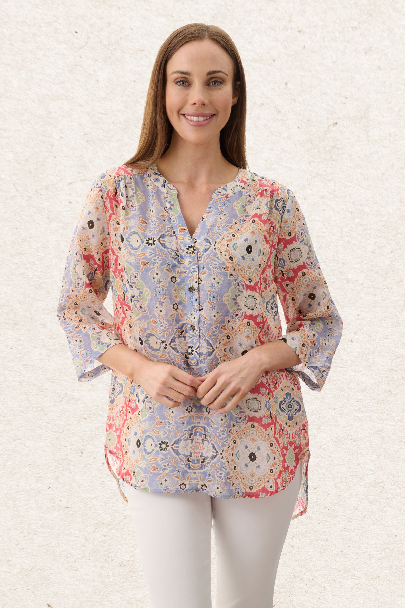 6MB28V - Virginia 3/4 sleeve shirt