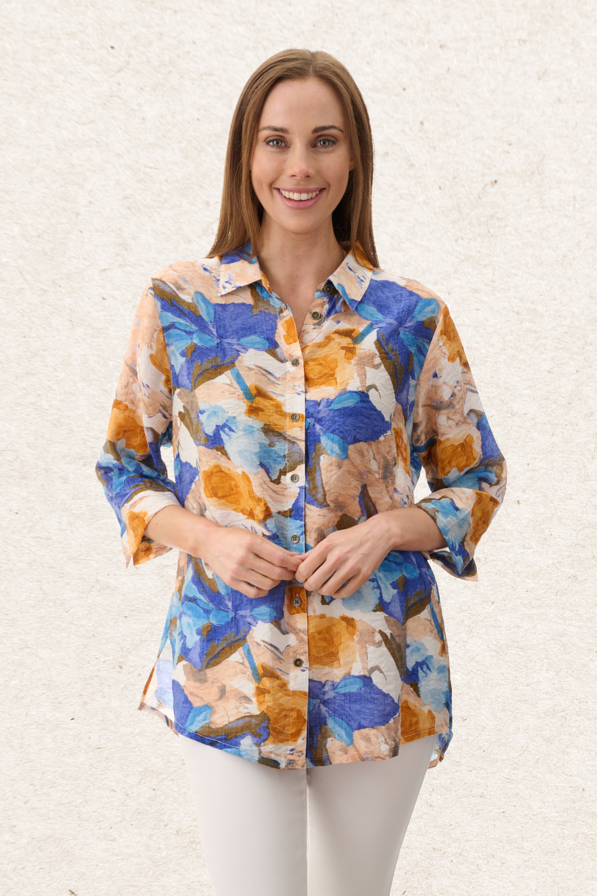 6MB30J - Jamacia 3/4 sleeve shirt