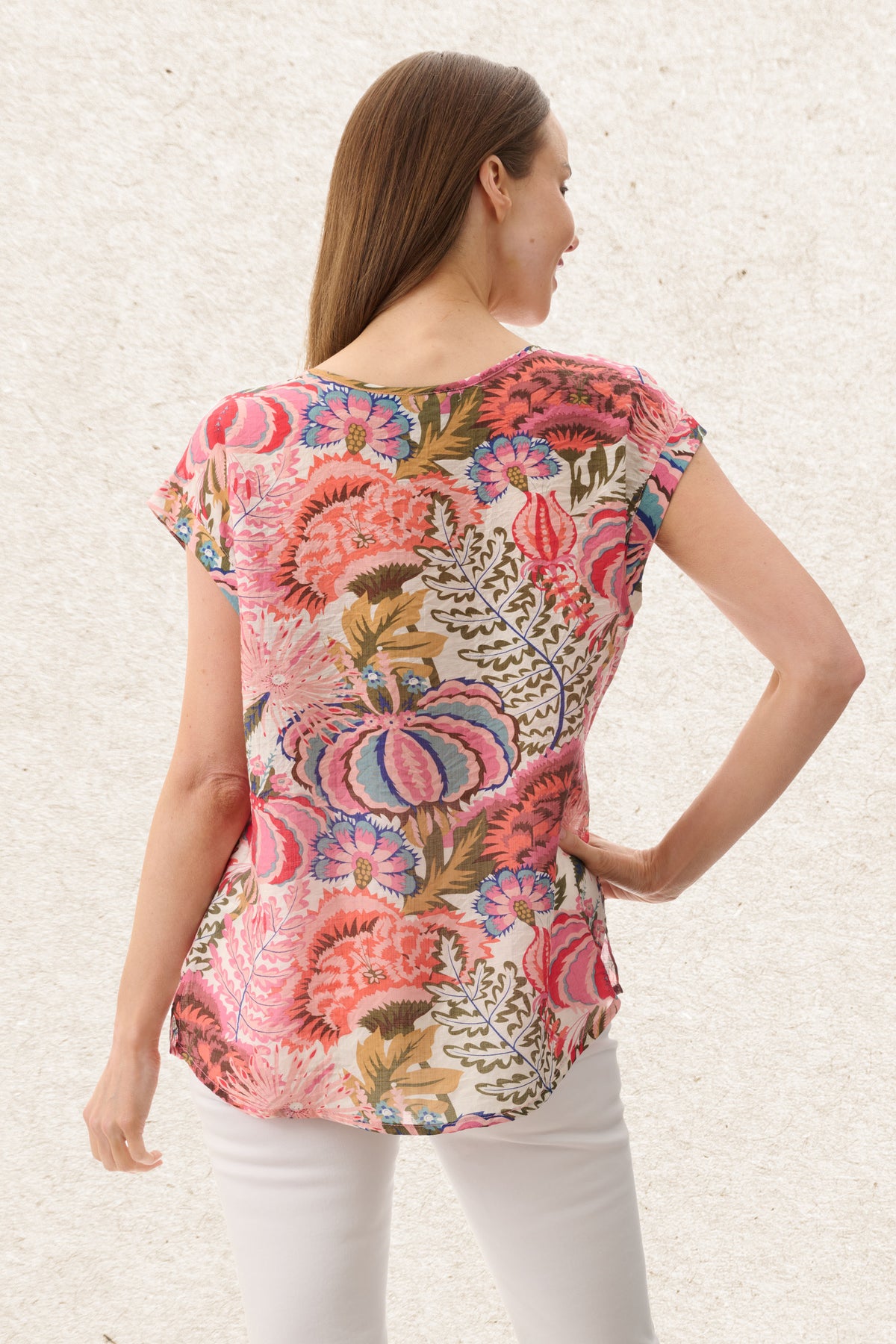 6MB42M - Meadow extended sleeve top