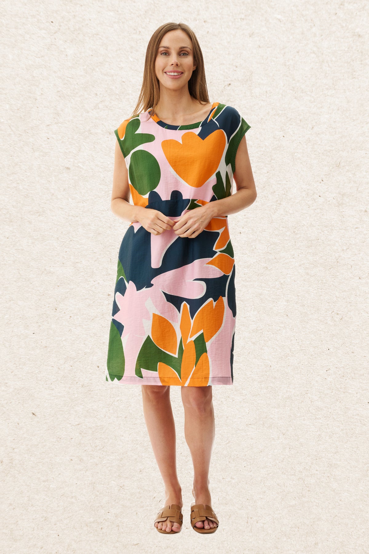 6MJ39P - Privet print dress