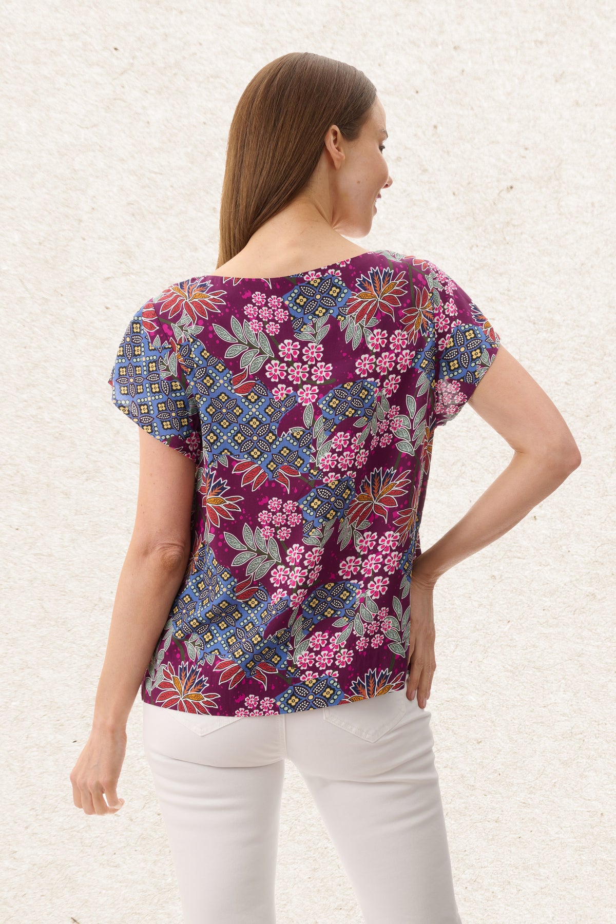 6MR110U - Ursi print top