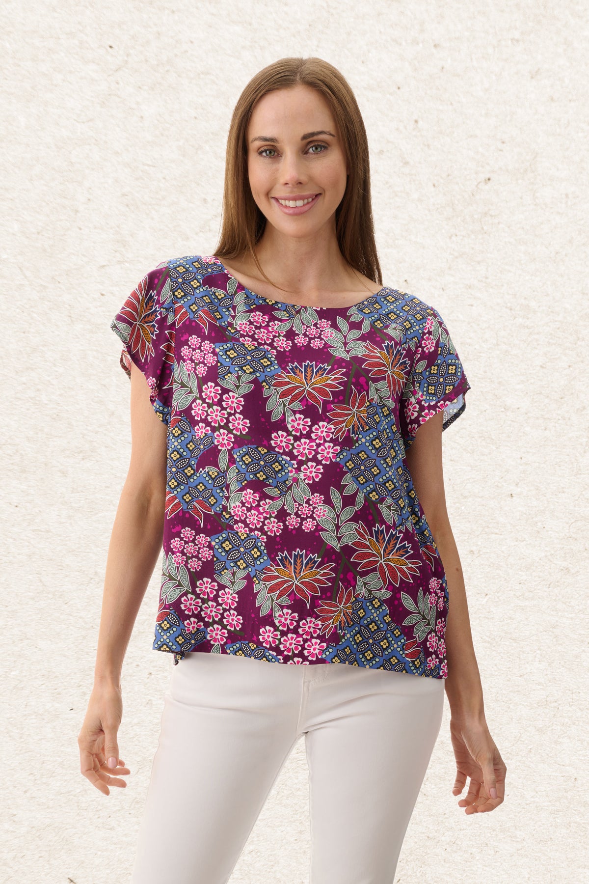 6MR110U - Ursi print top