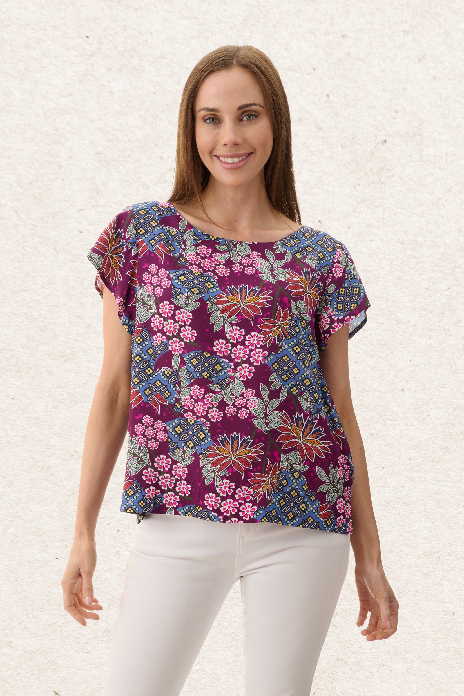 6MR110U - Ursi print top