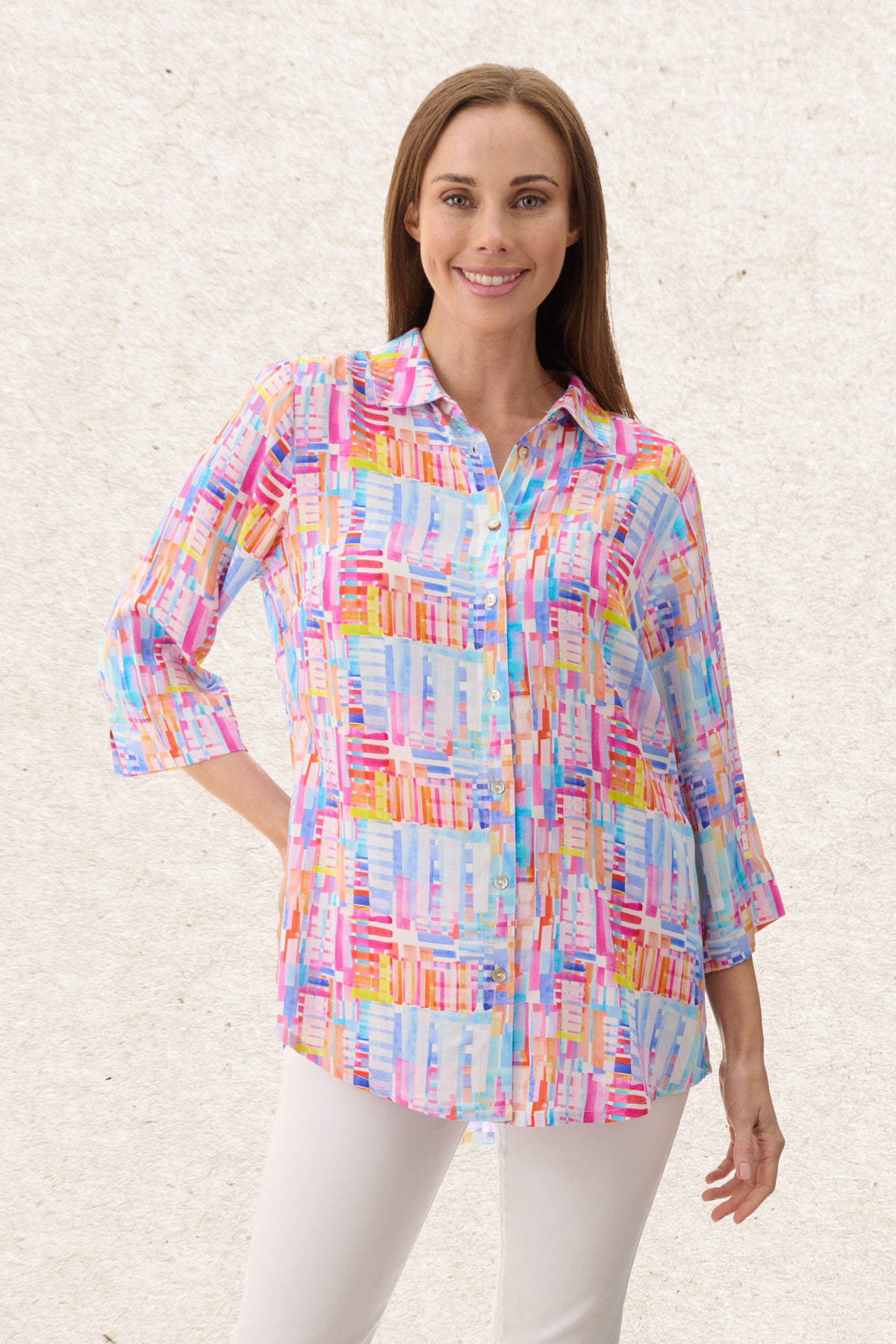 6MR30P - Peru 3/4 sleeve shirt