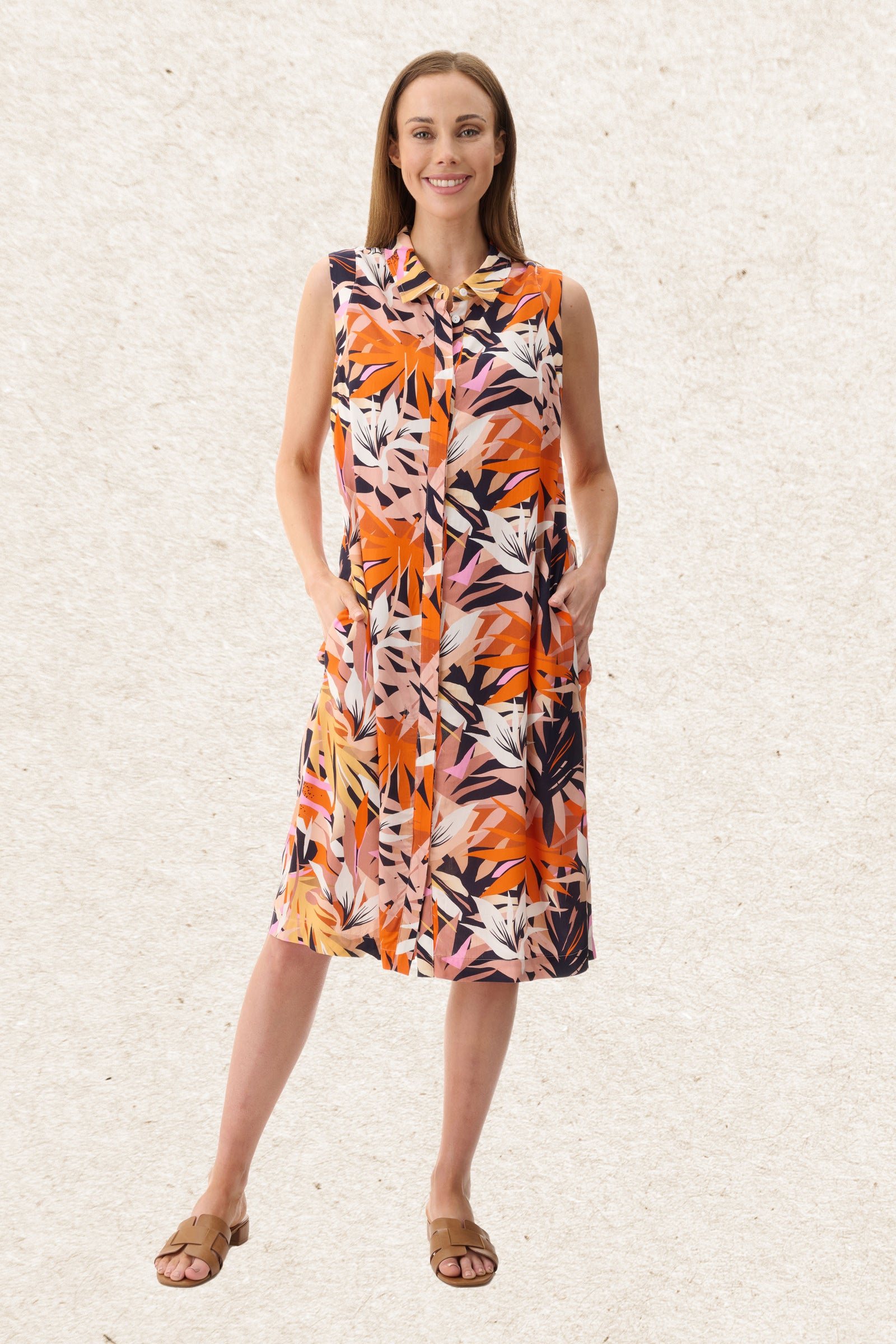 6MR65D - Date print dress