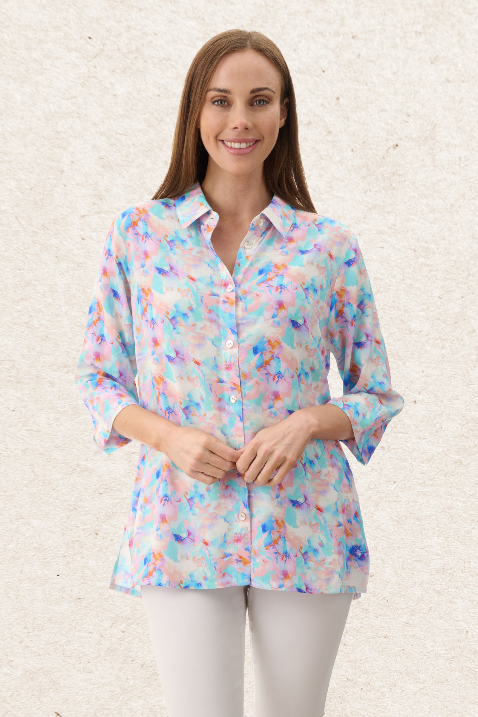 6MR86K - Kalmia 3/4 sleeve shirt
