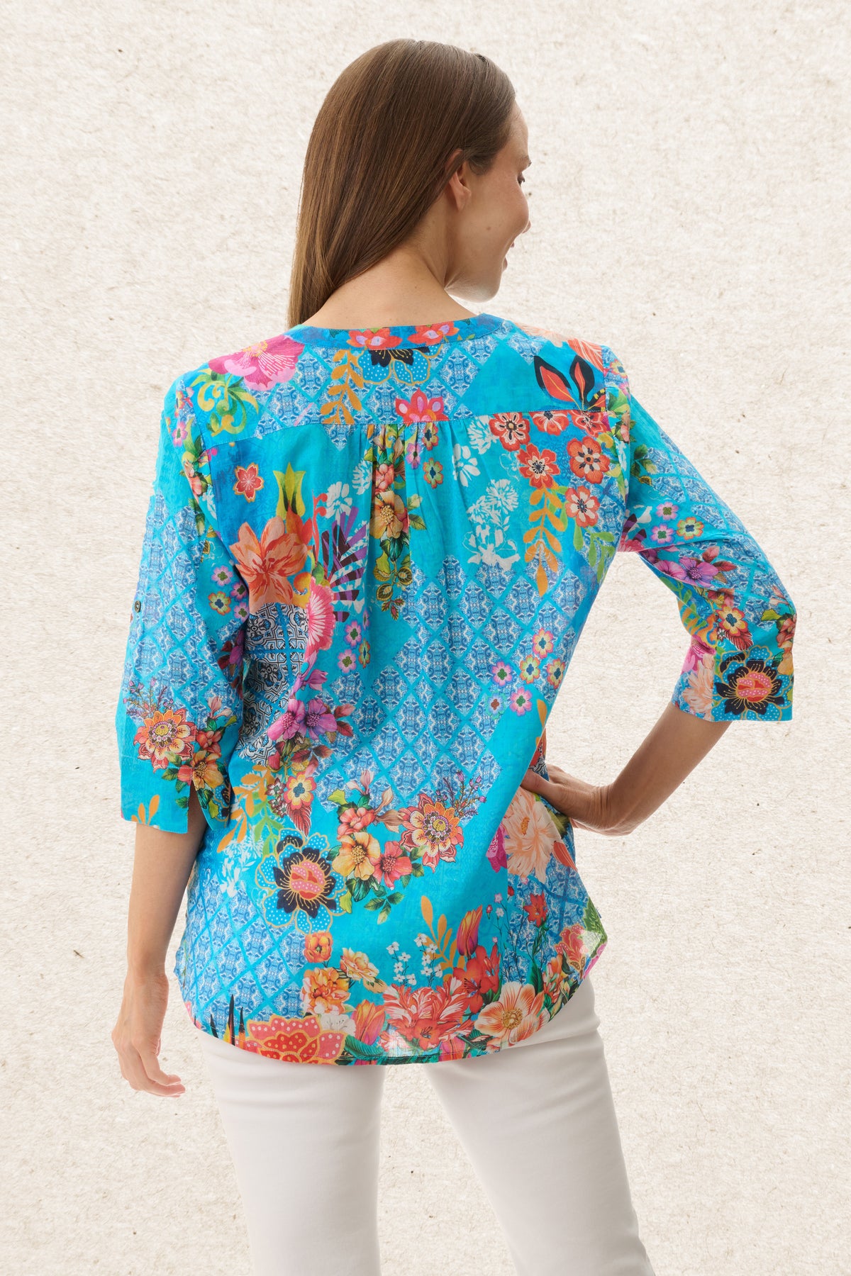 6MT37M - Marigold 3/4 sleeve shirt