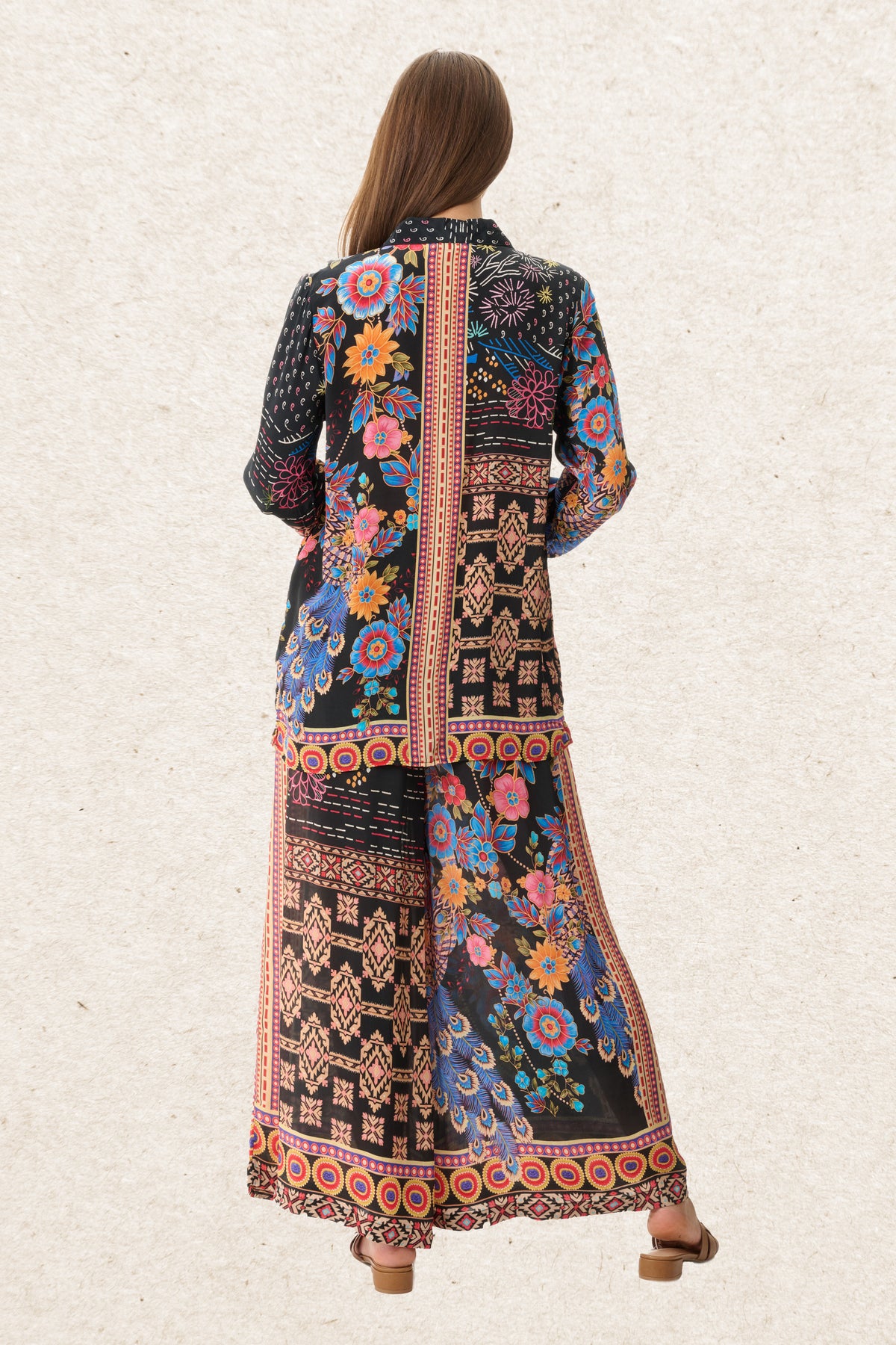 6MV101W - Wallflower print relaxed shirt