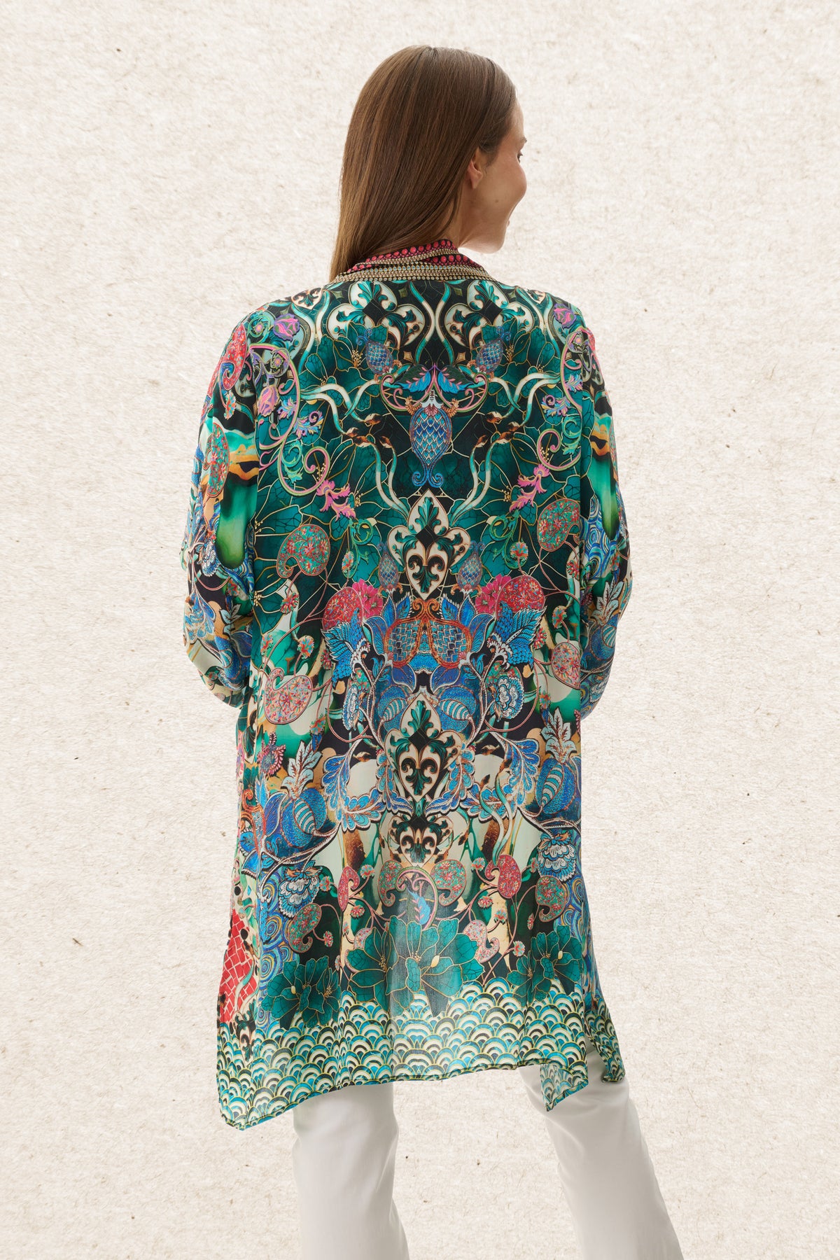 6MV105Q - Quince mid open kaftan