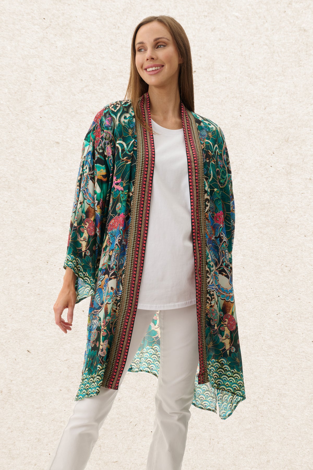 6MV105Q - Quince mid open kaftan