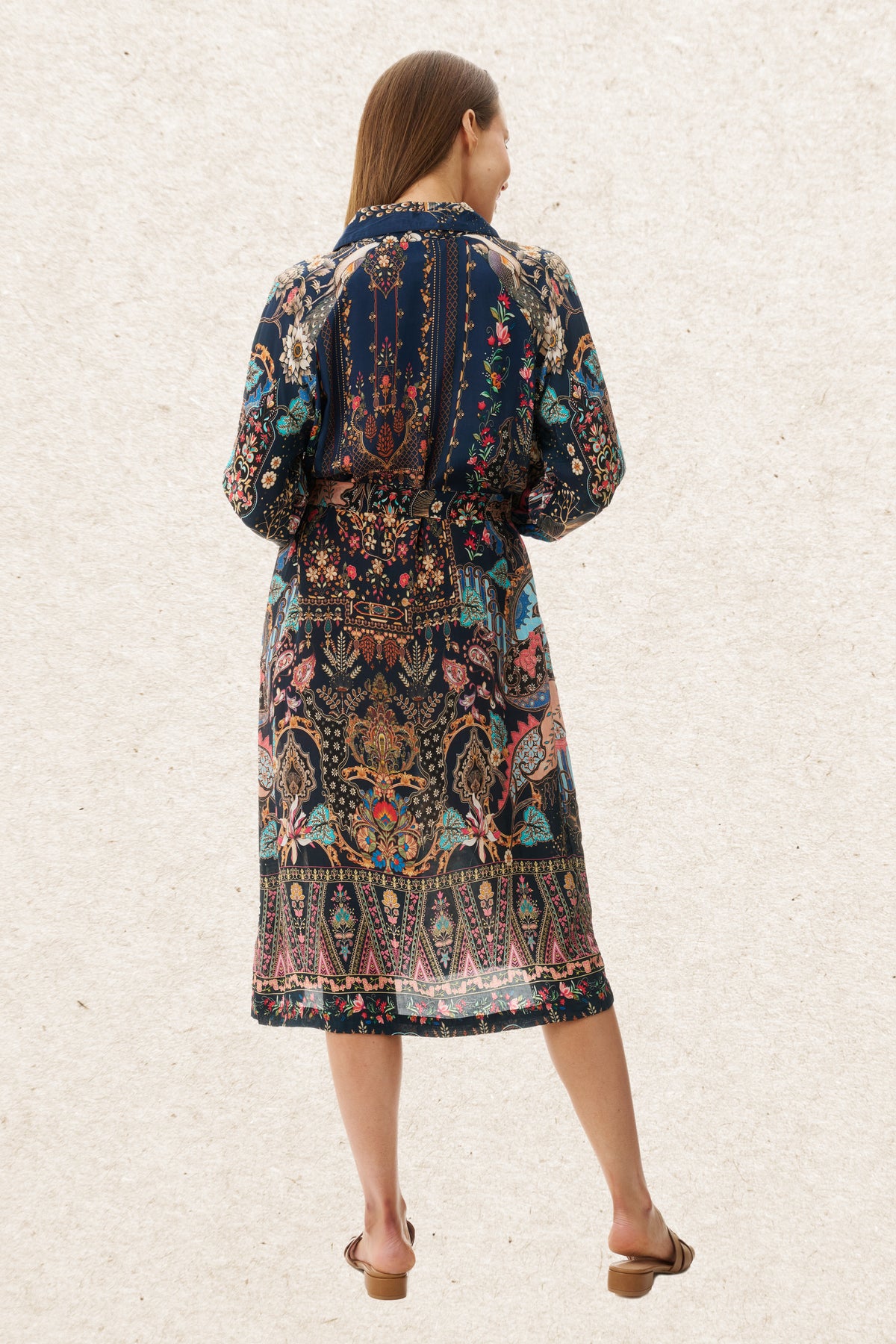 6MV122K - Kapok shirt dress