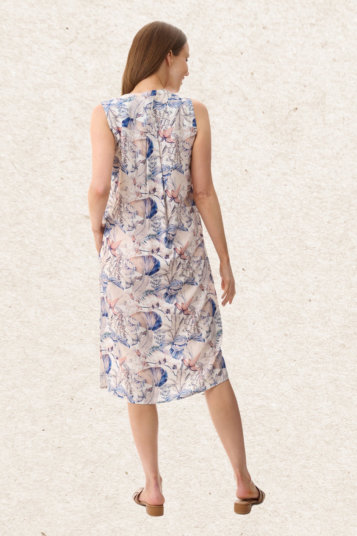 6MV59H - Heather half placket dress