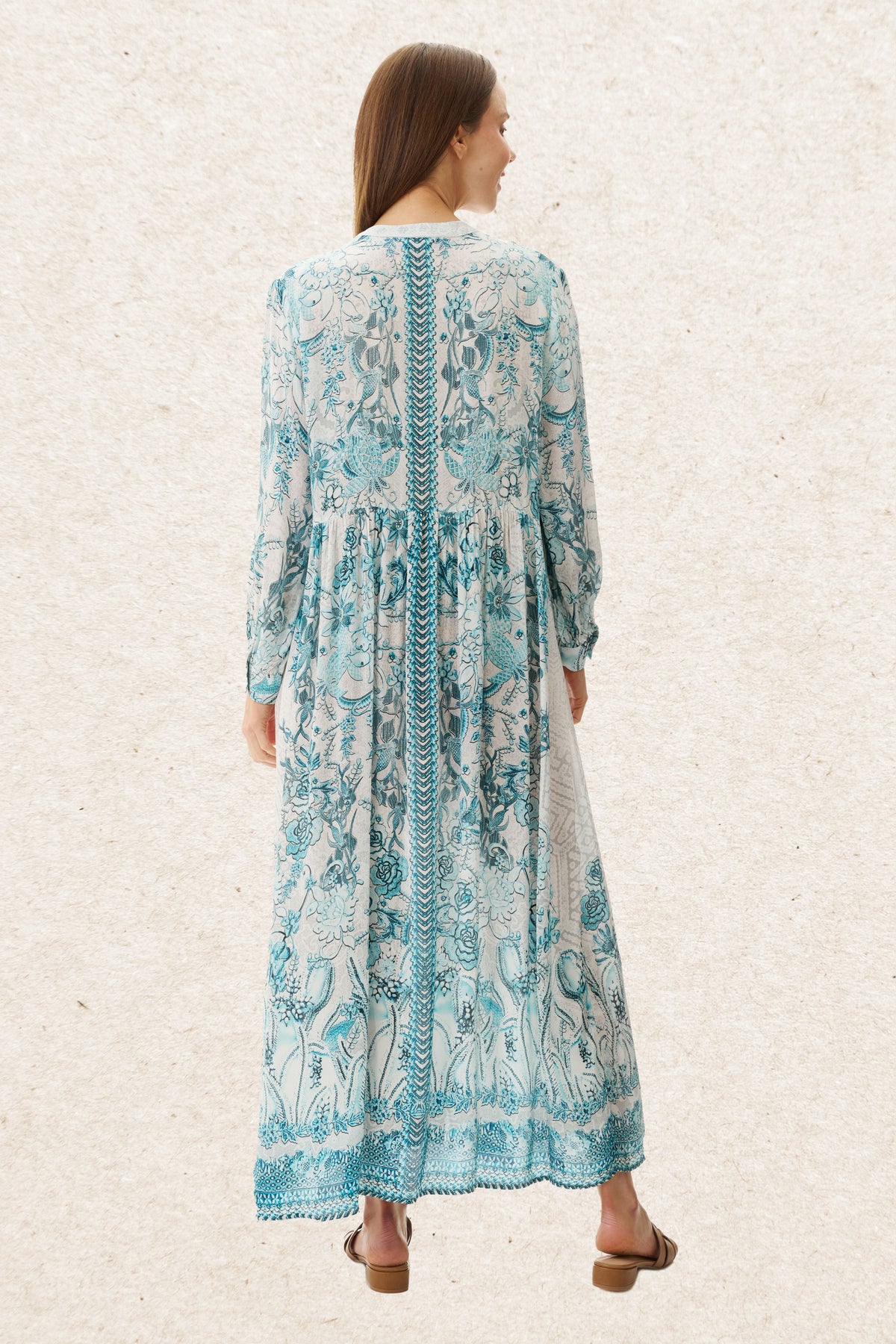 6MV97P - Peony print dress