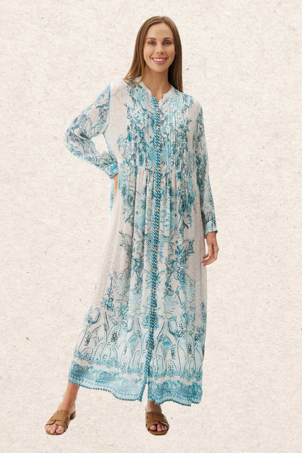 6MV97P - Peony print dress